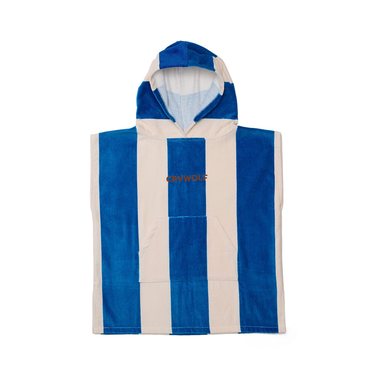 Crywolf Hooded Towel (deep sea stripe)