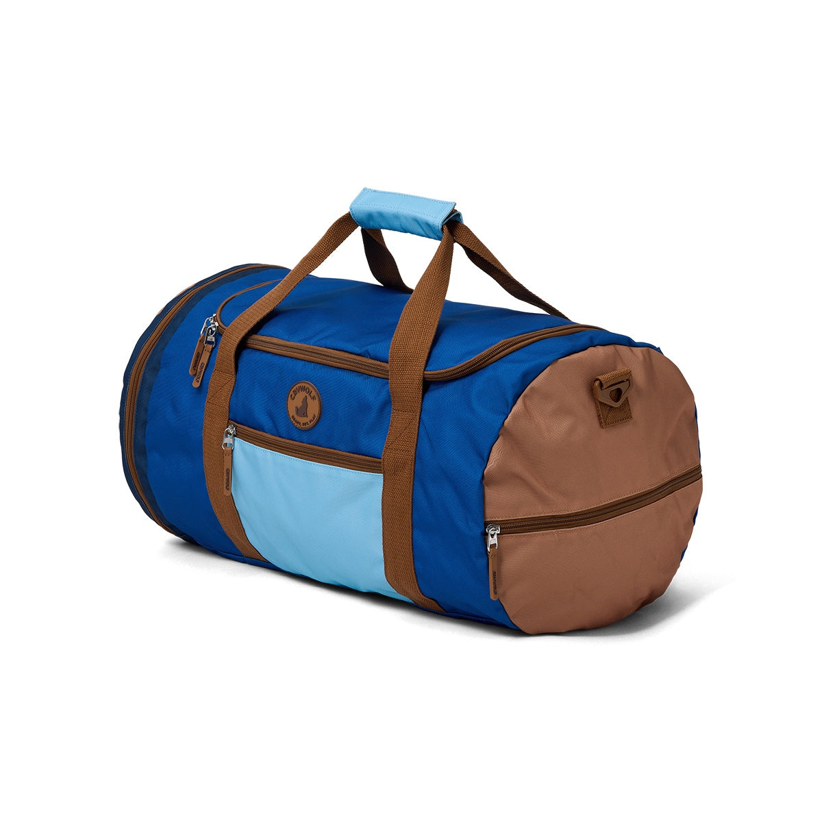 Crywolf Packable Duffel Bag (deep sea colour block)