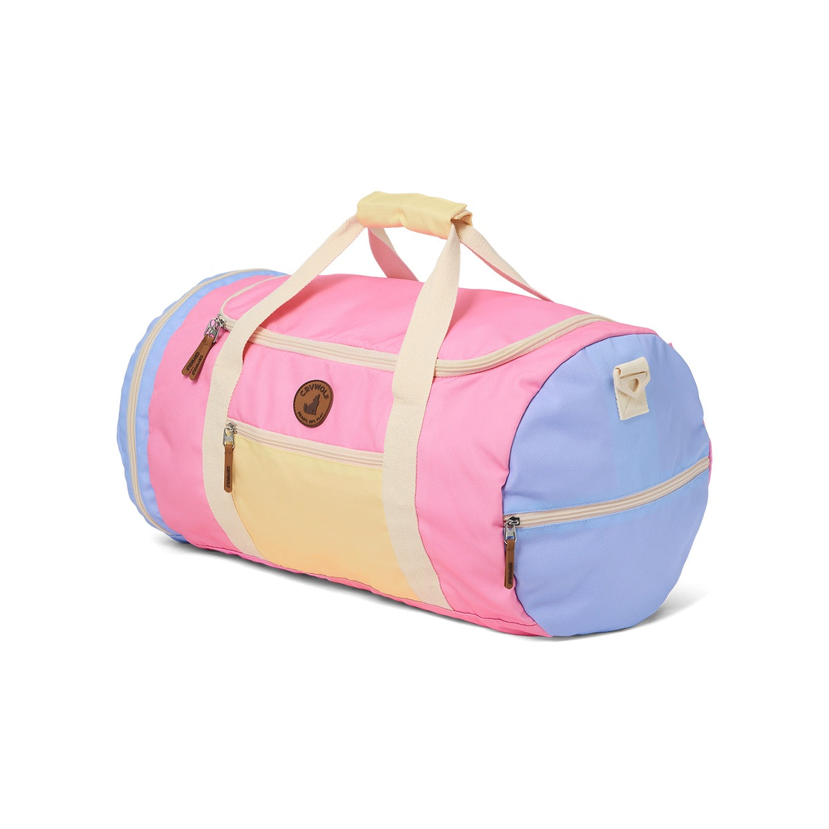 Crywolf Packable Duffel Bag (pop colour block)