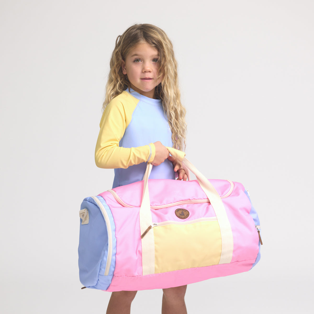 Crywolf Packable Duffel Bag (pop colour block)