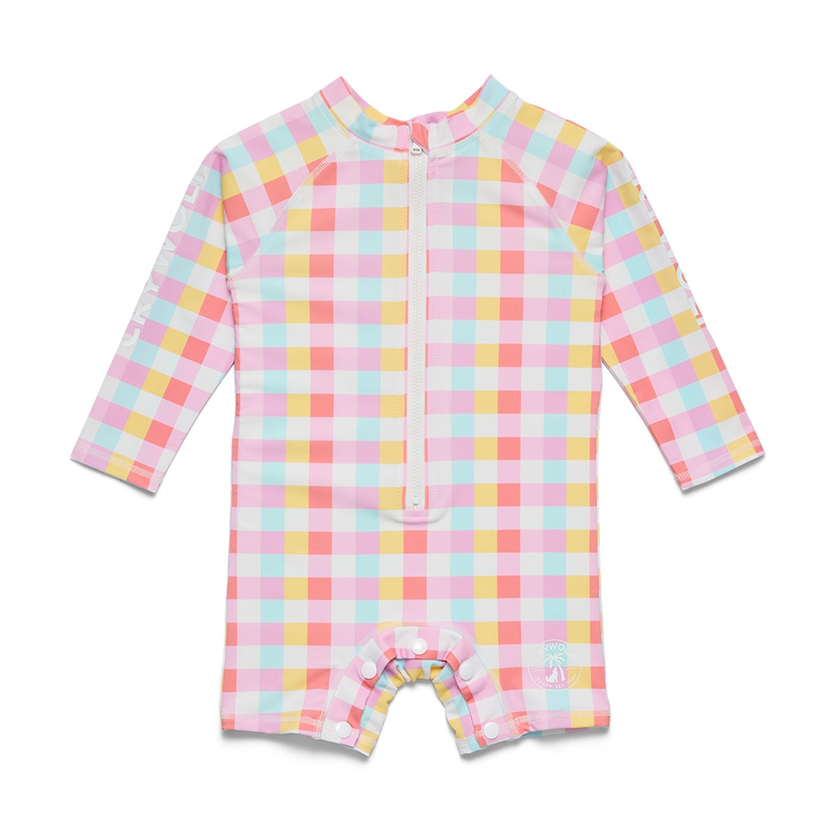 Crywolf Baby Rash Suit (pop gingham)