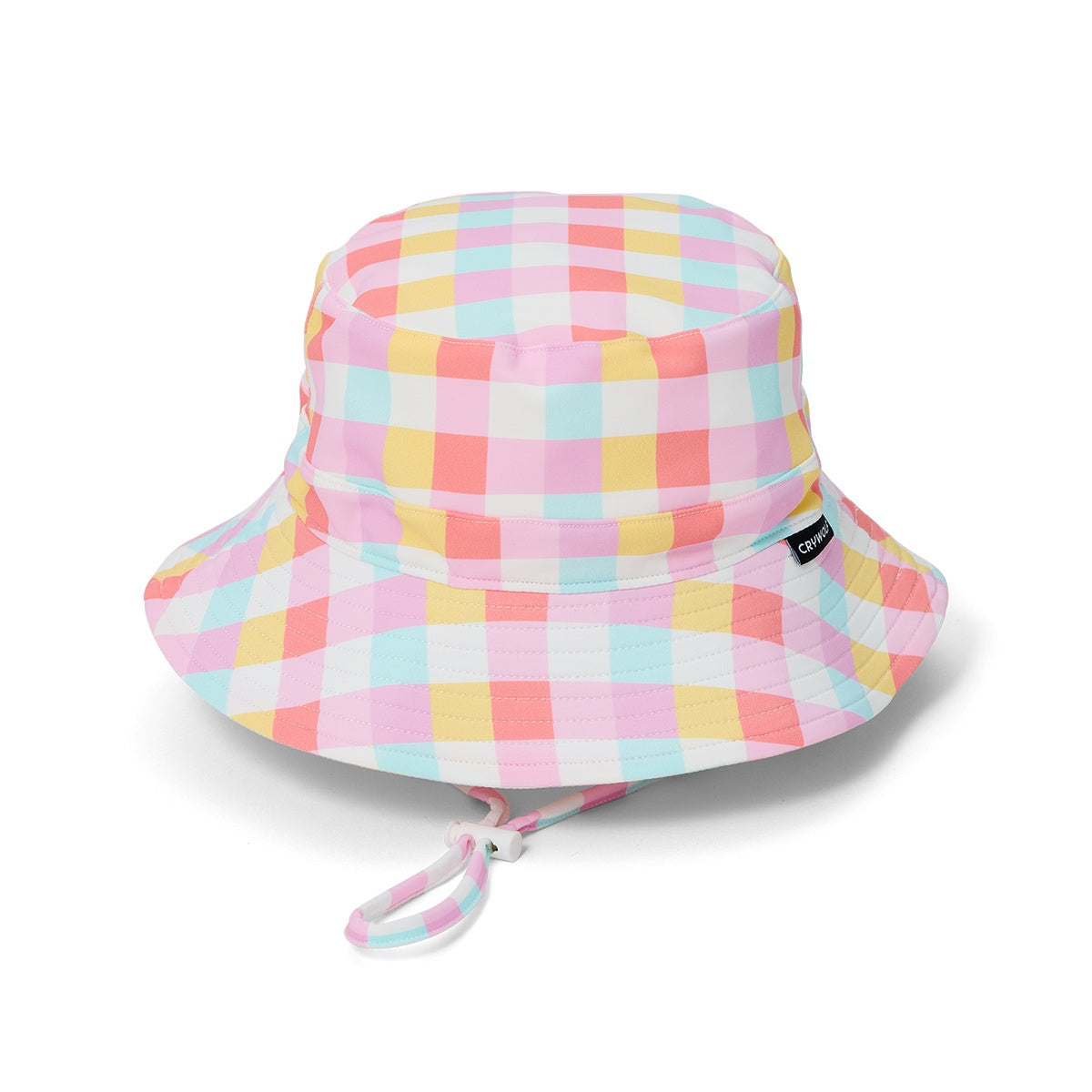 Crywolf Swim Bucket Hat (pop gingham)