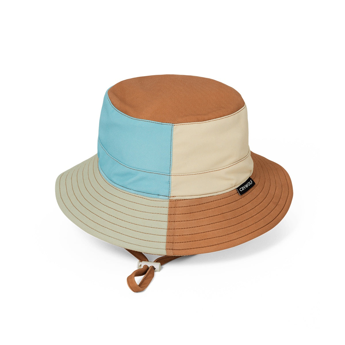 Crywolf Swim Bucket Hat (ocean colour block)
