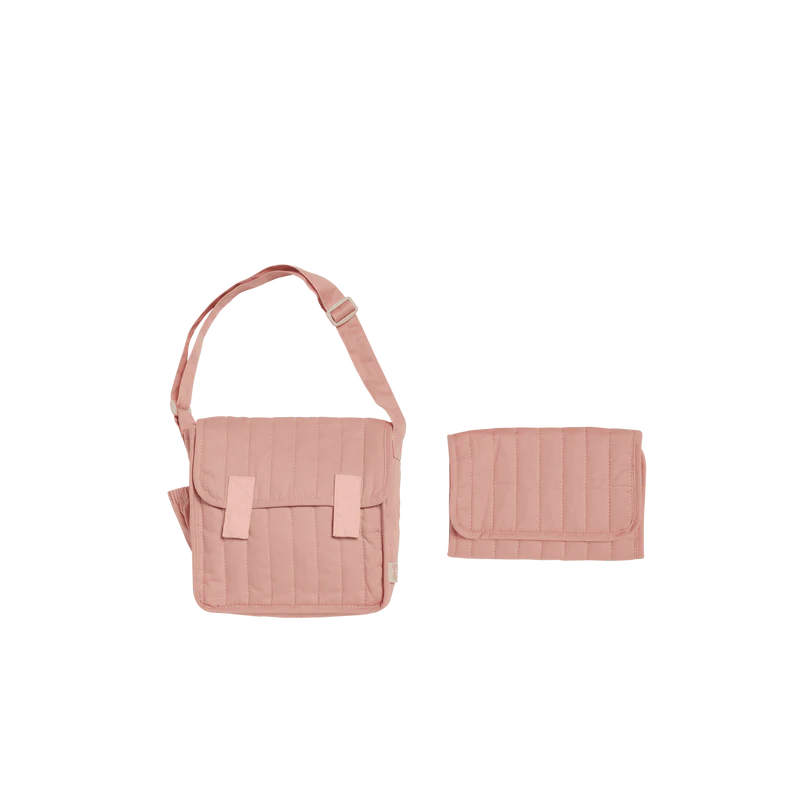 Olli Ella Carrie Convertible Changing Set Rose
