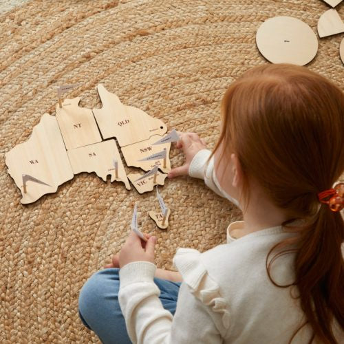 Nordic Kids Map of Australia puzzle