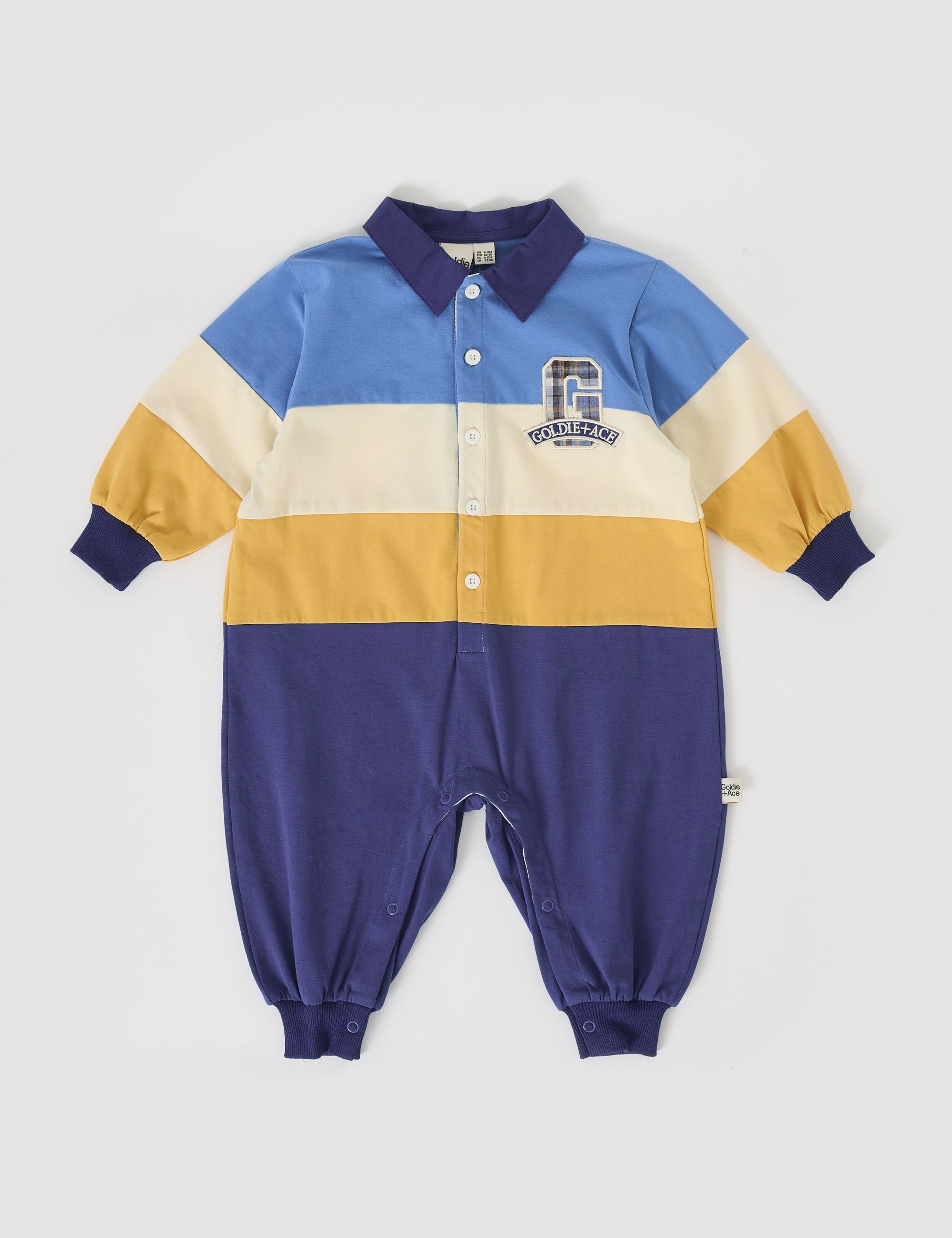 Goldie and Ace Panelled Rugby Romper