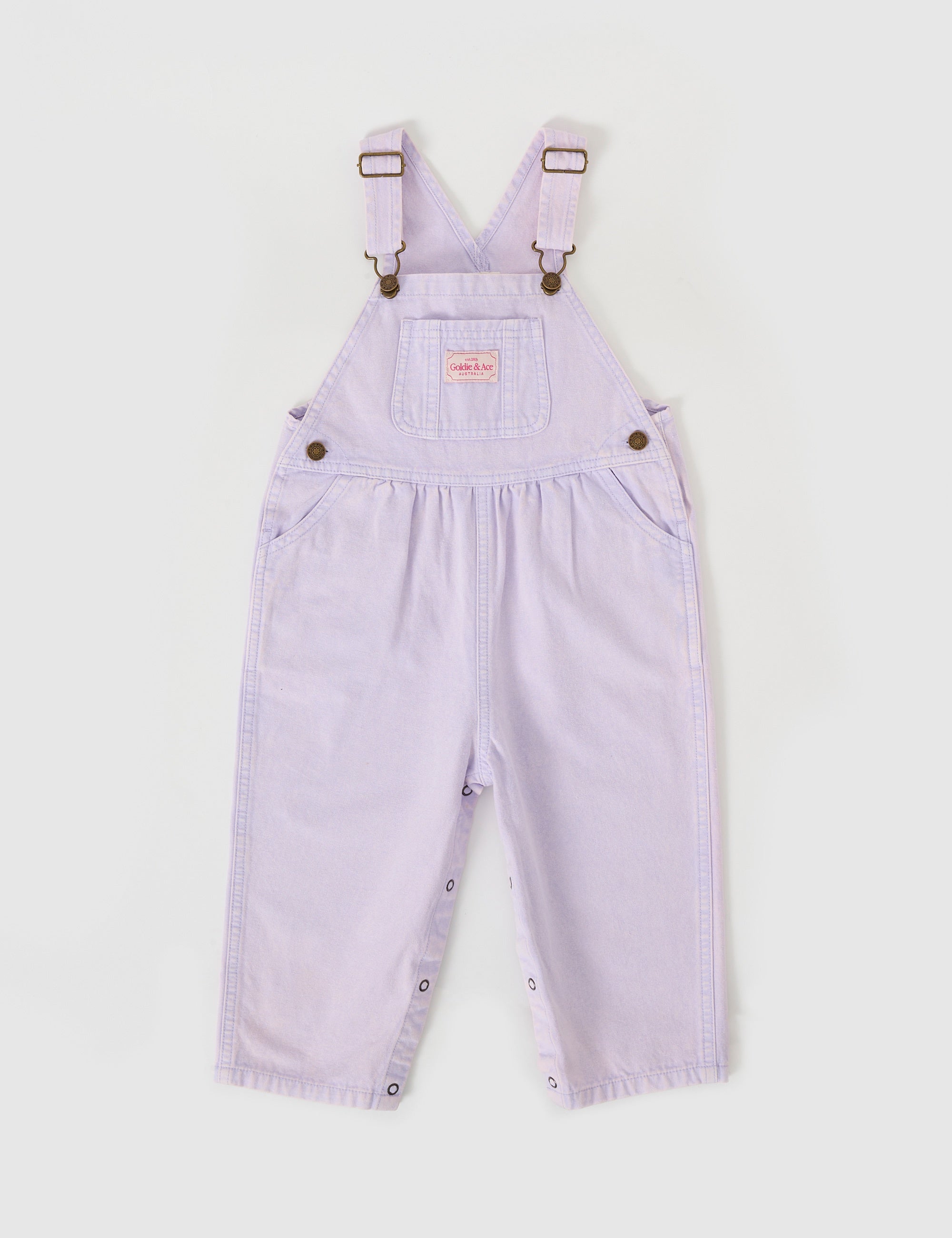 Goldie and Ace Austin Vintage Denim Overalls (mauve)