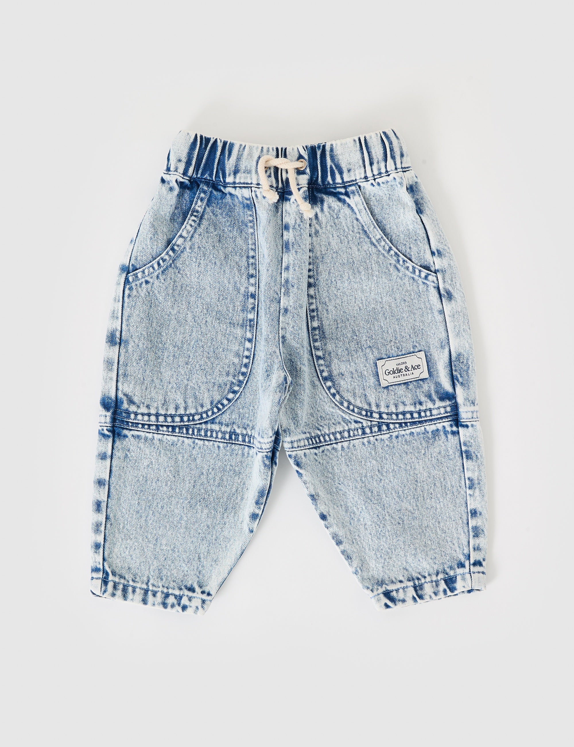 Goldie and Ace Drew Denim Pocket Pant (light denim)
