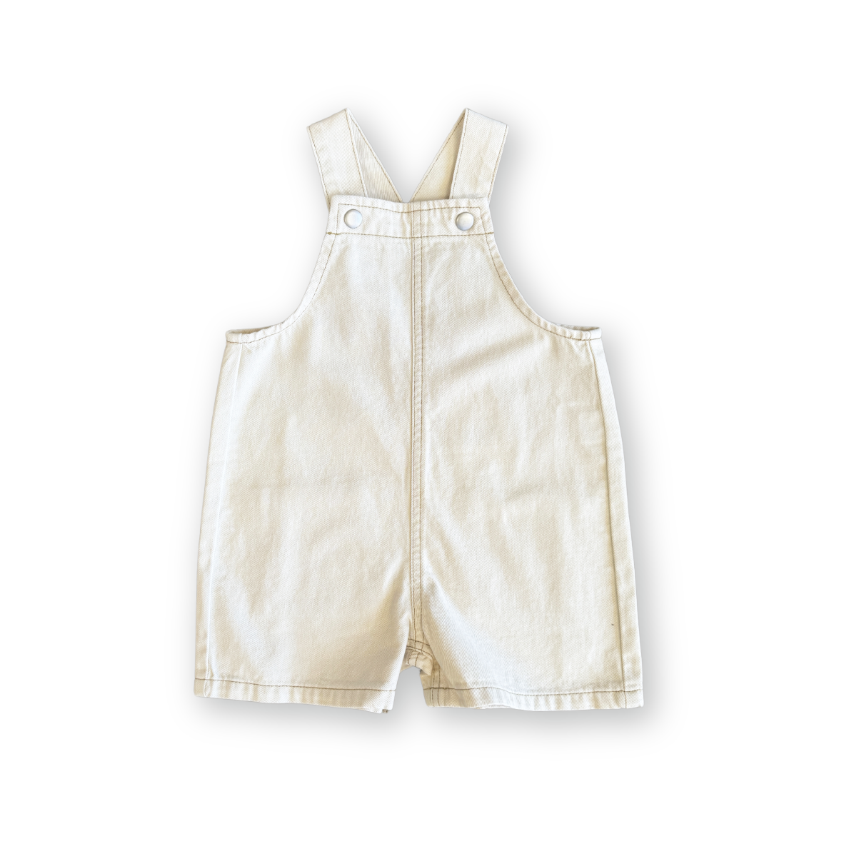 Grown Everyday Twill Short Overall (milk)