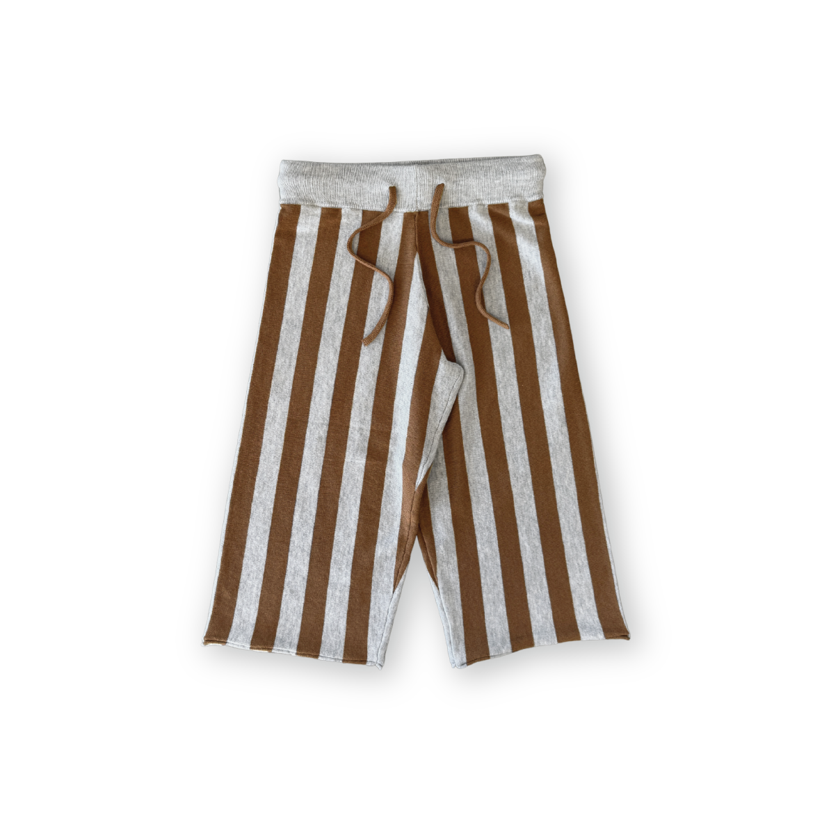 Grown Striped Knit  Pant (grey marle/brownie)
