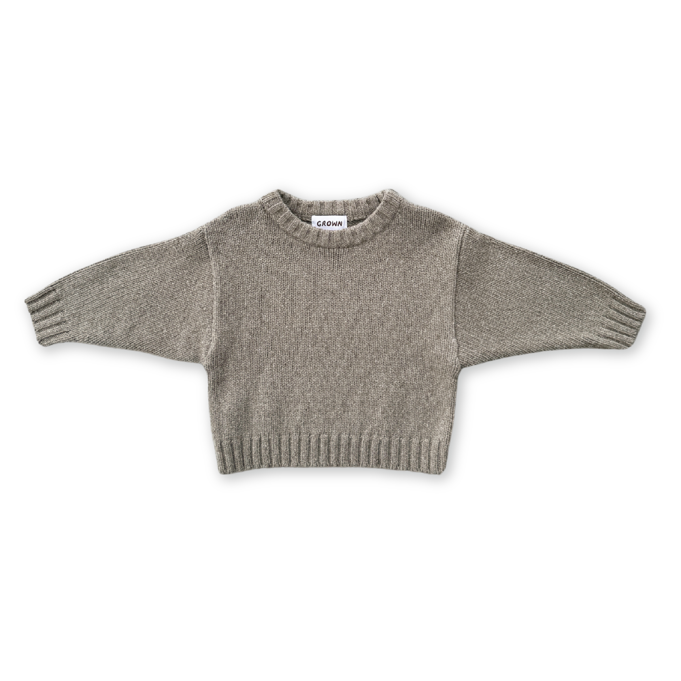 Grown Merino Blend Everyday Pull Over (grey)