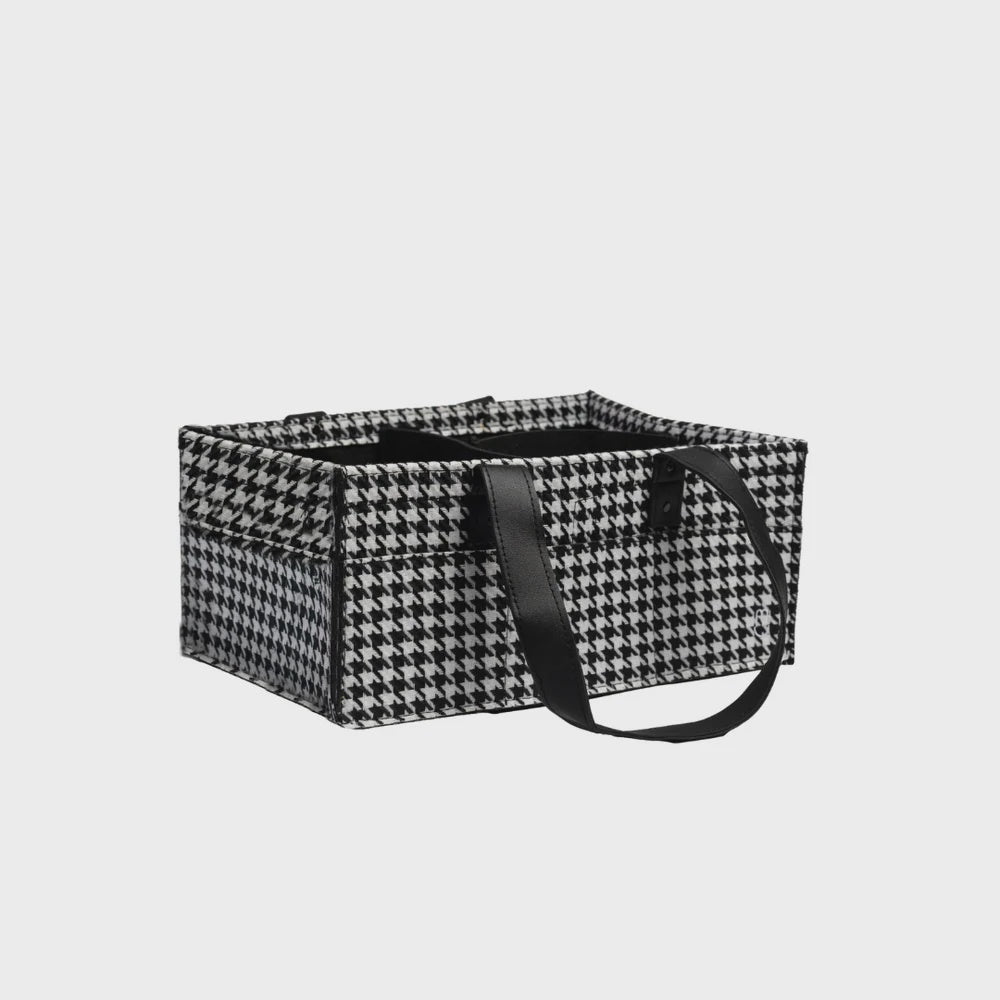 Bunnie Caddie Mini Houndstooth Black