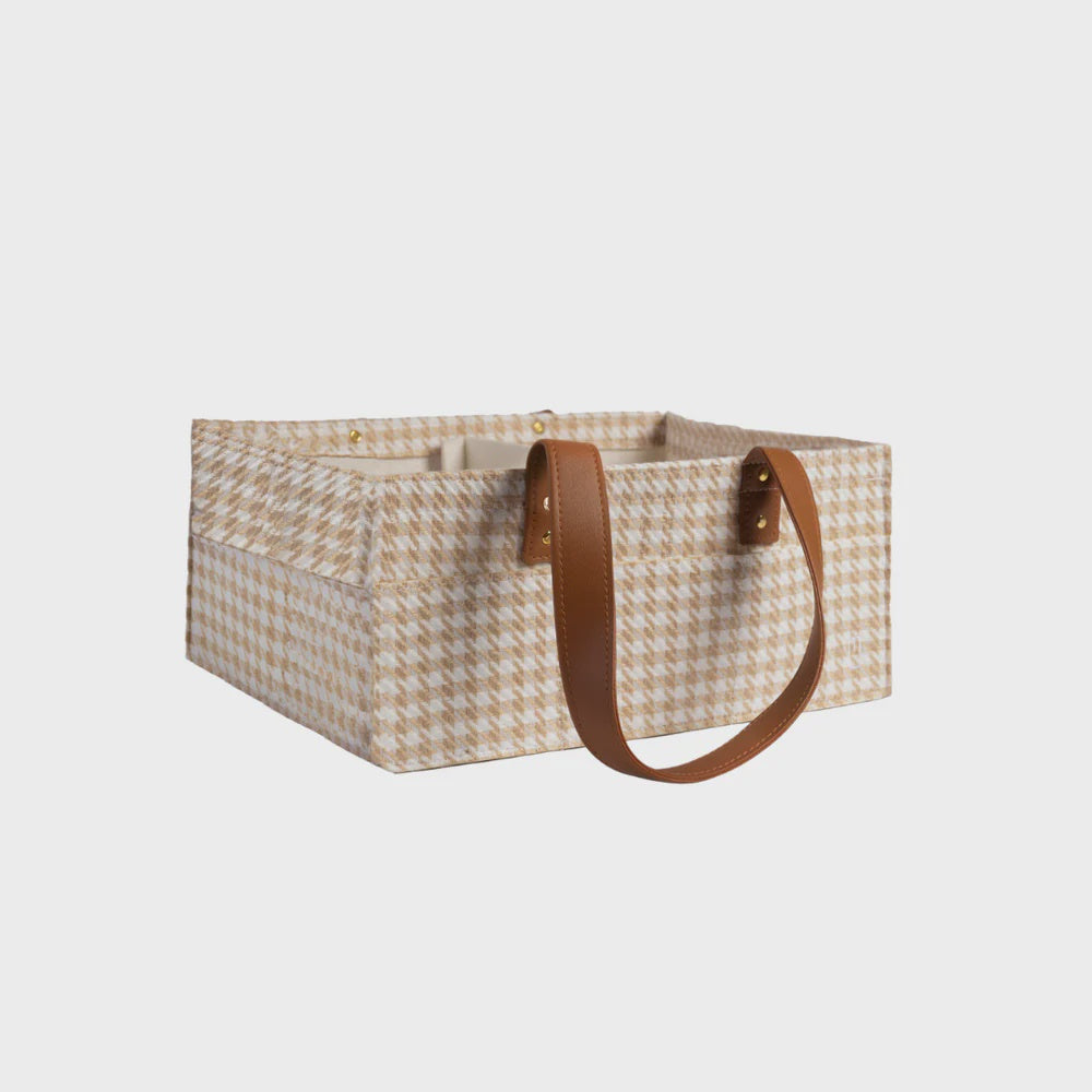 Bunnie Caddie Mini Houndstooth Tan