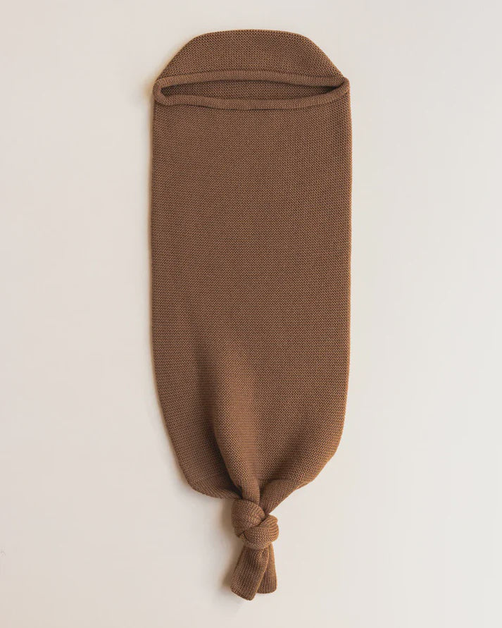 Hvid Merino Wool Cocoon (chocolate)