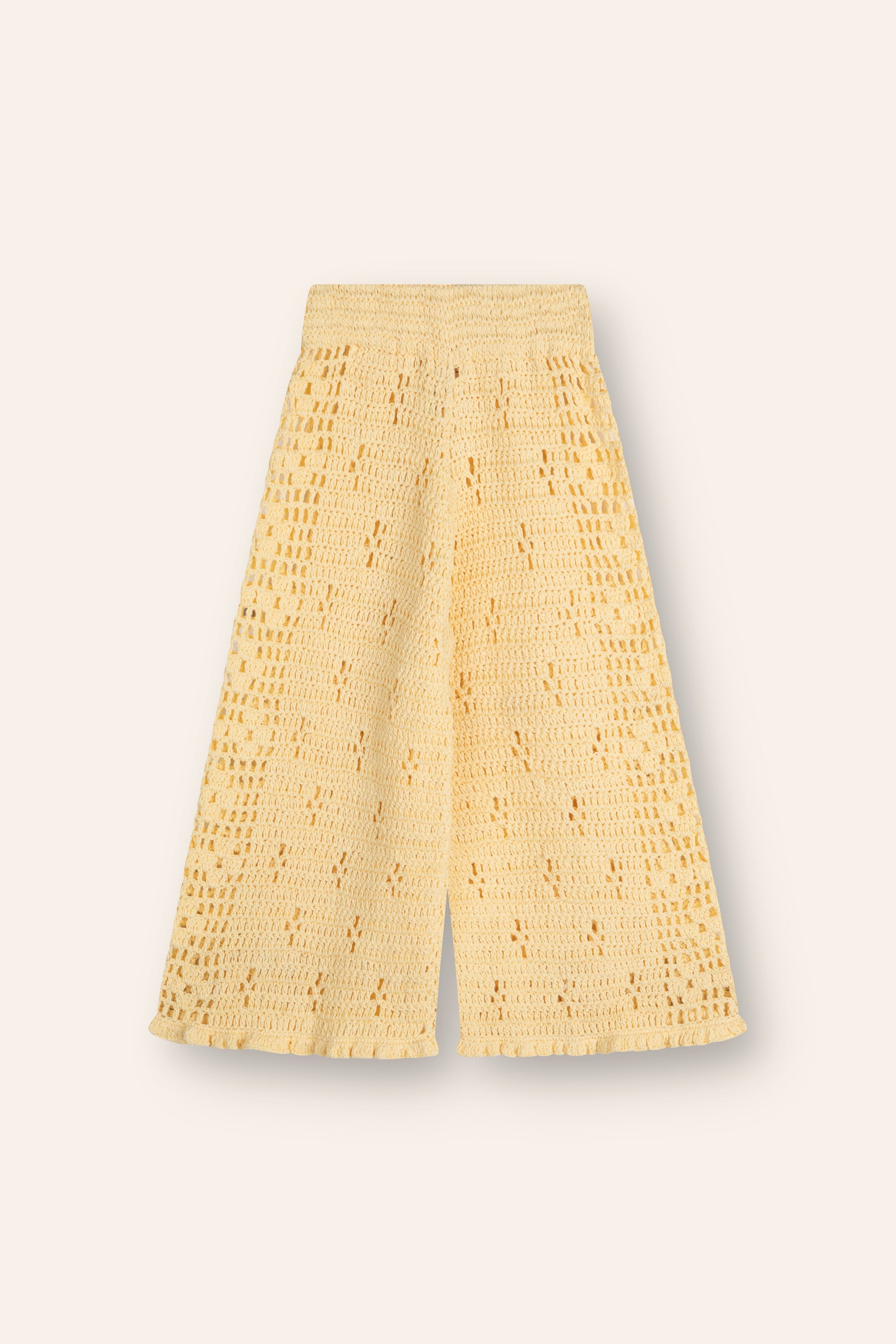 Illoura Filet Crochet Pants (butter)