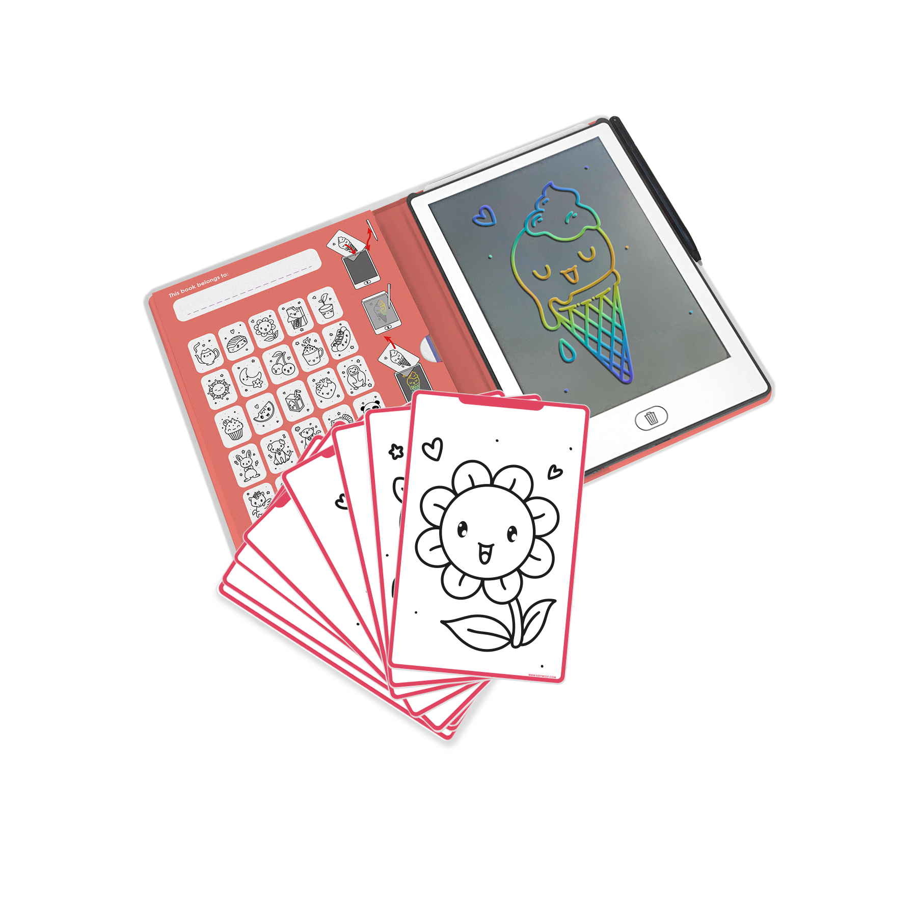 Kidy Wolf Kidydraw Mini - Kawai