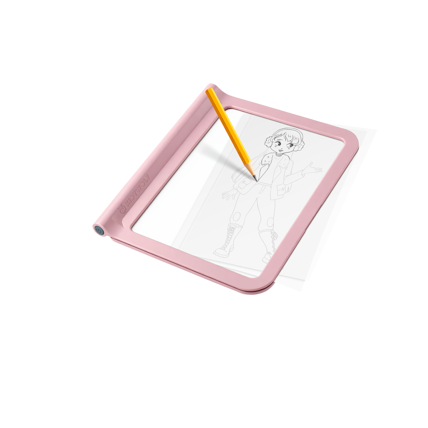 Kidy Wolf Kidydraw Pro - Pink Fashion