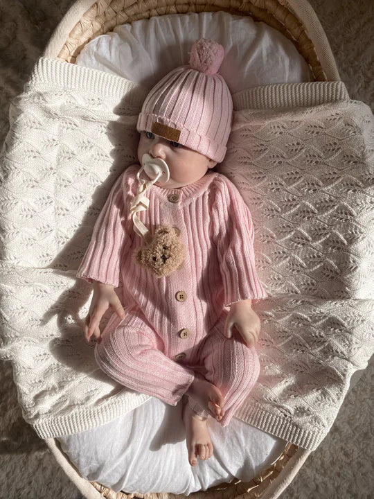 Little B's Nursery Ribbed Beanie ( candy)