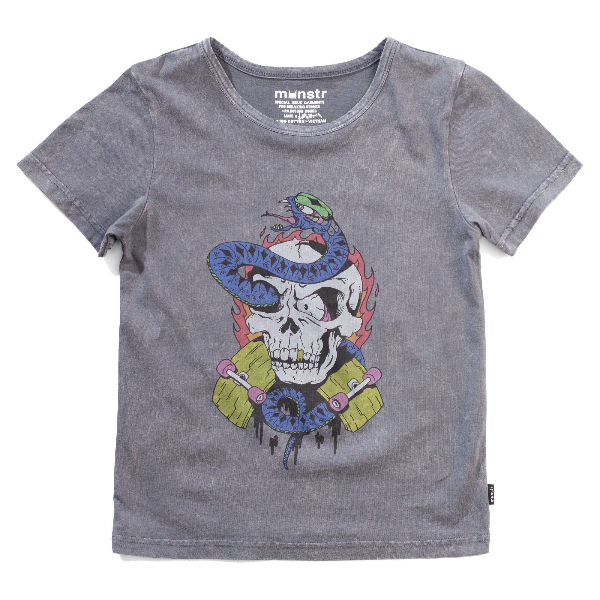 Munster Sk8nake S/S Tee (mineral grey)
