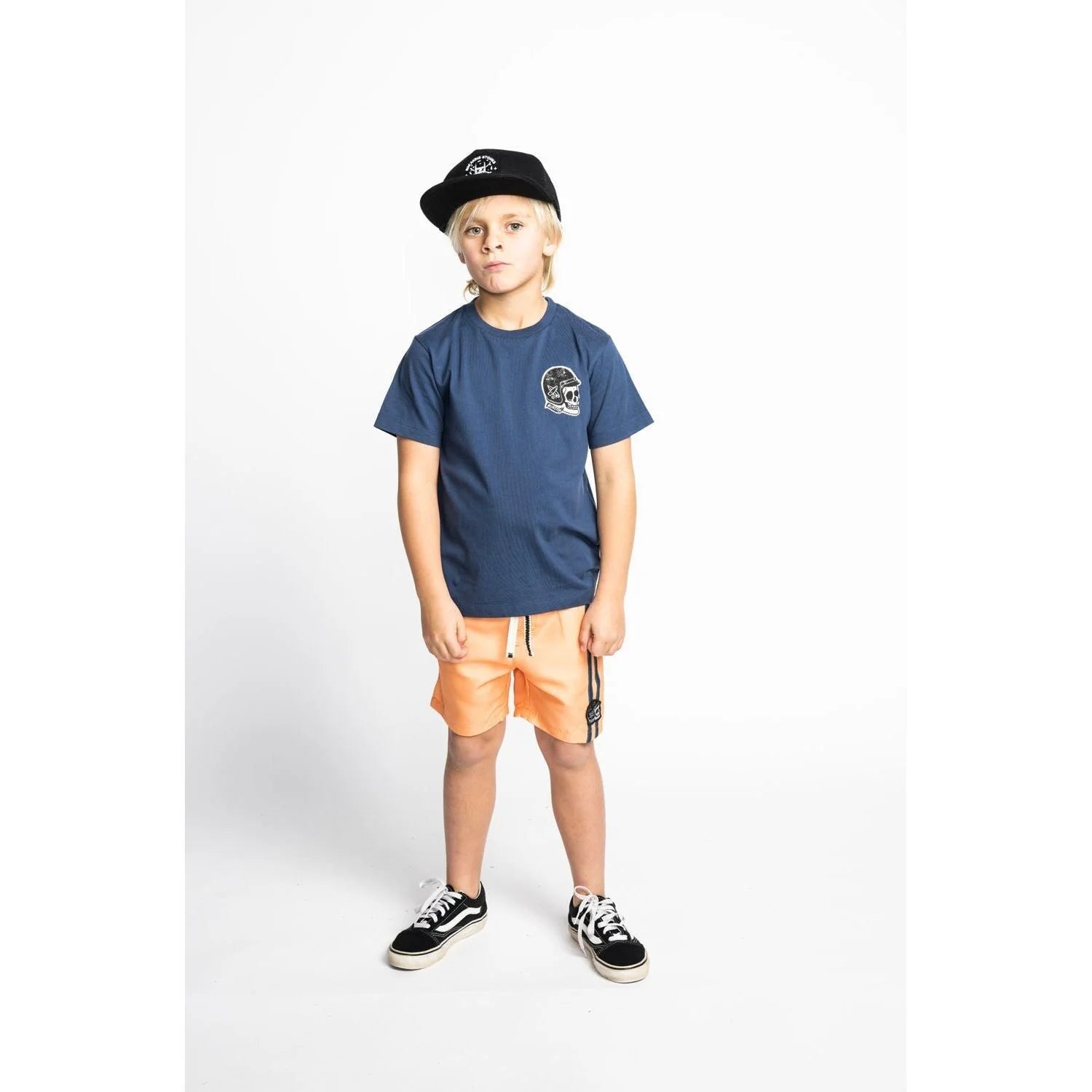 Munster Skullcap S/S Tee (dk denim)