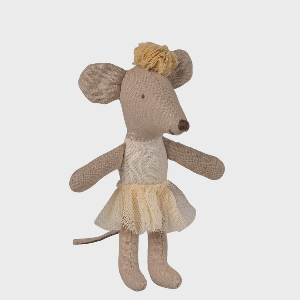 Maileg Ballerina Mouse Little Sister (Off White)