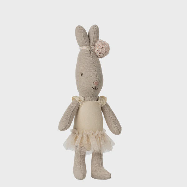 Maileg Rabbit Micro Ballet Suit and Skirt (cream)