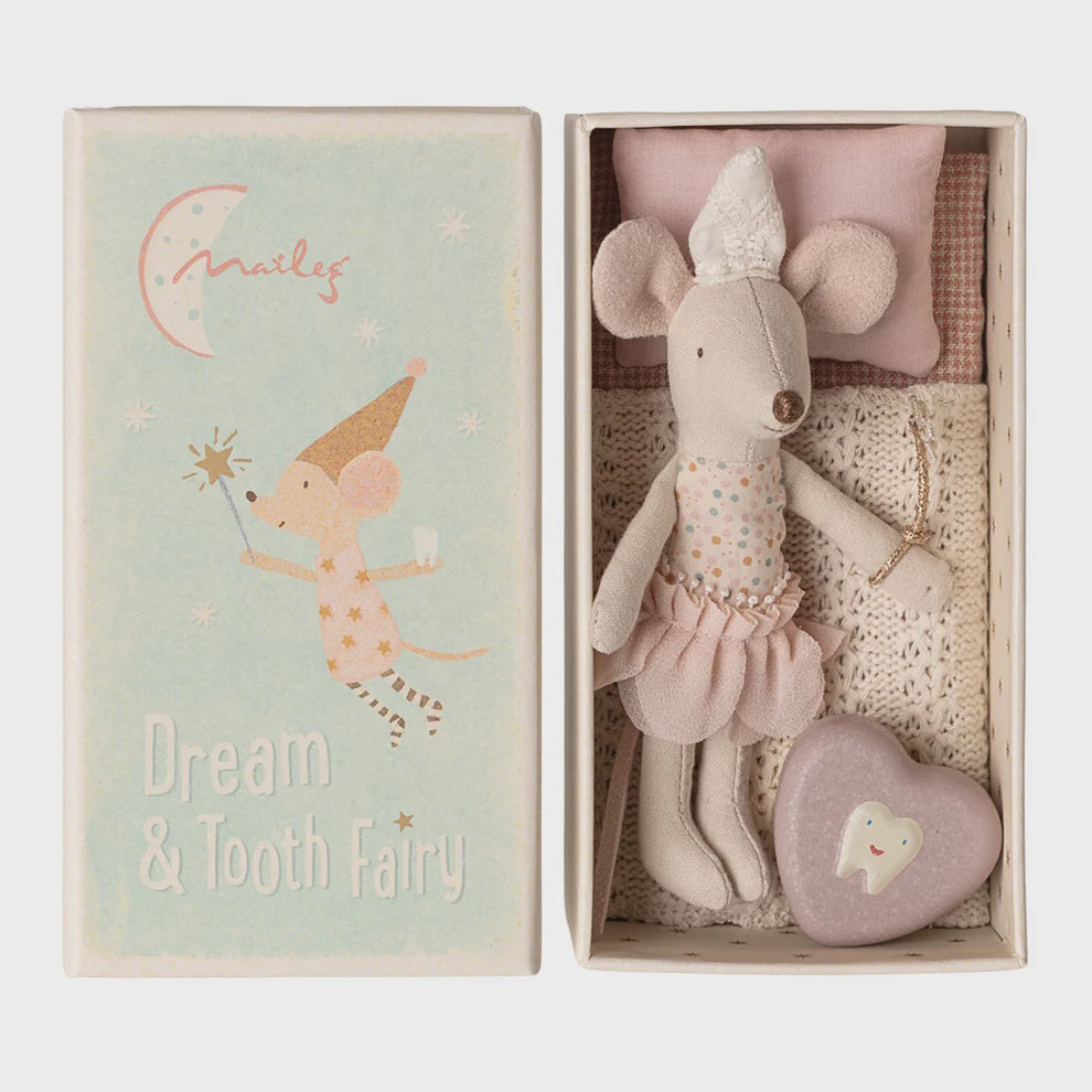 Maileg Tooth Fairy Mouse Pink in Box