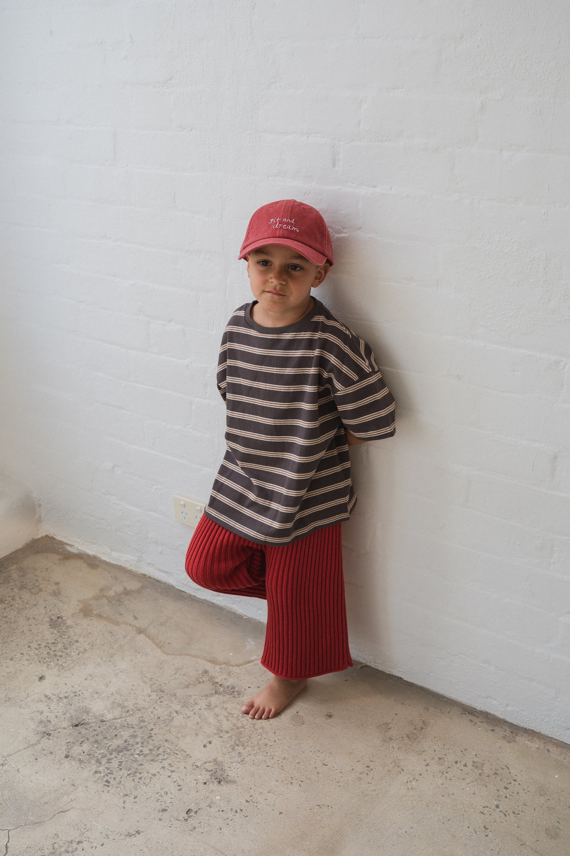 Illoura Basic Tee (vintage stripe)