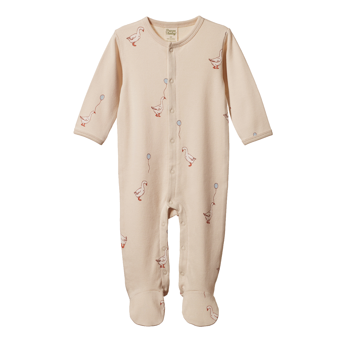 Nature Baby Stretch and Grow Suit (goose lullaby)
