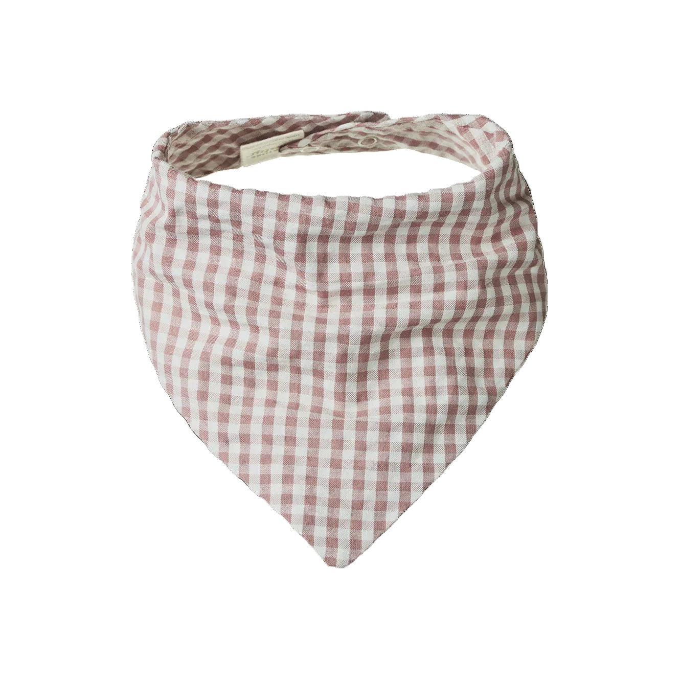 Nature Baby Triangle Bib Woven (twilight check)