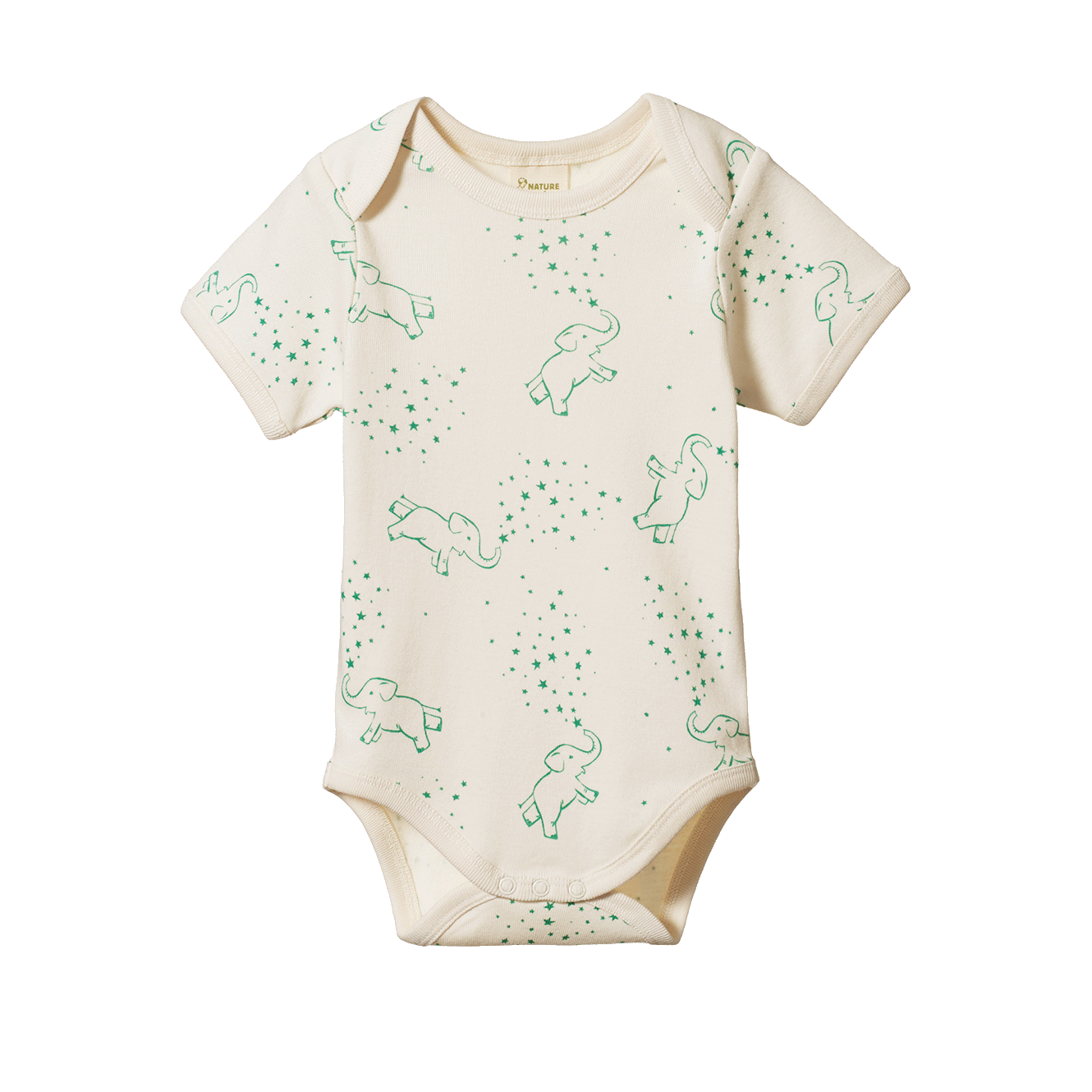 Nature Baby Short Sleeve Bodysuit (fairground print)
