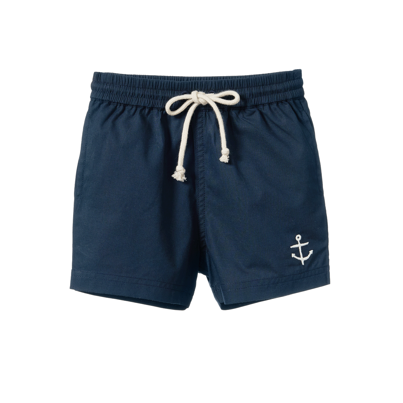 Nature Baby James Short Linen (blue stripe)