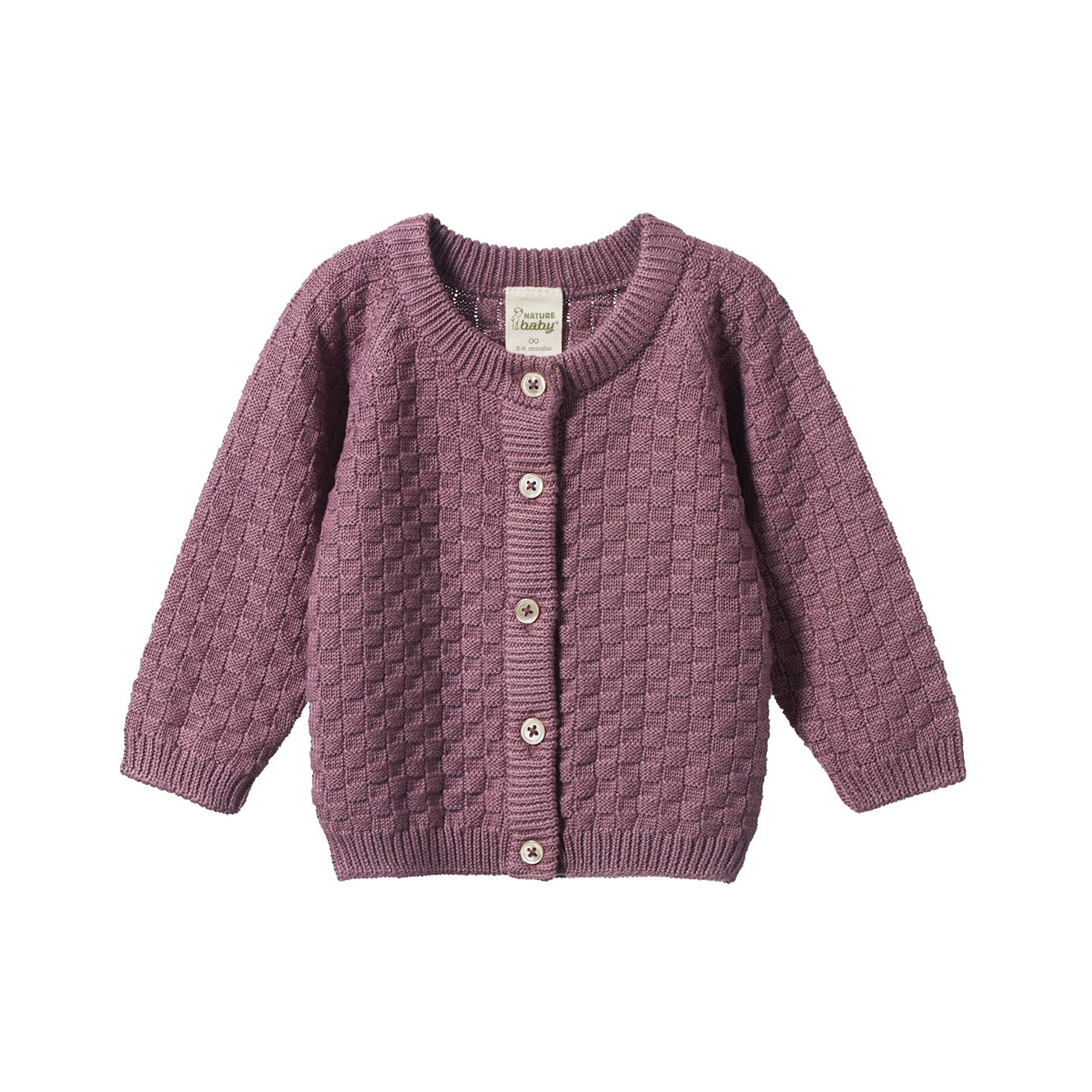 Nature Baby Piper Cardigan Knit (twilight basket)