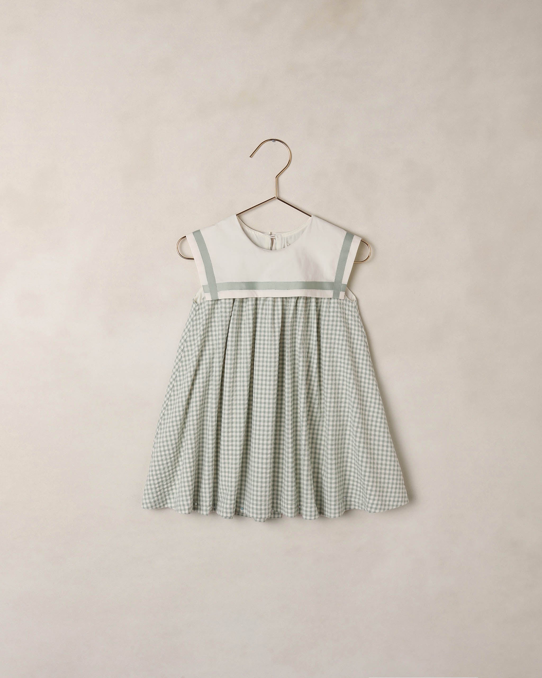 Nora Lee Daisy Dress (eucalyptus check)
