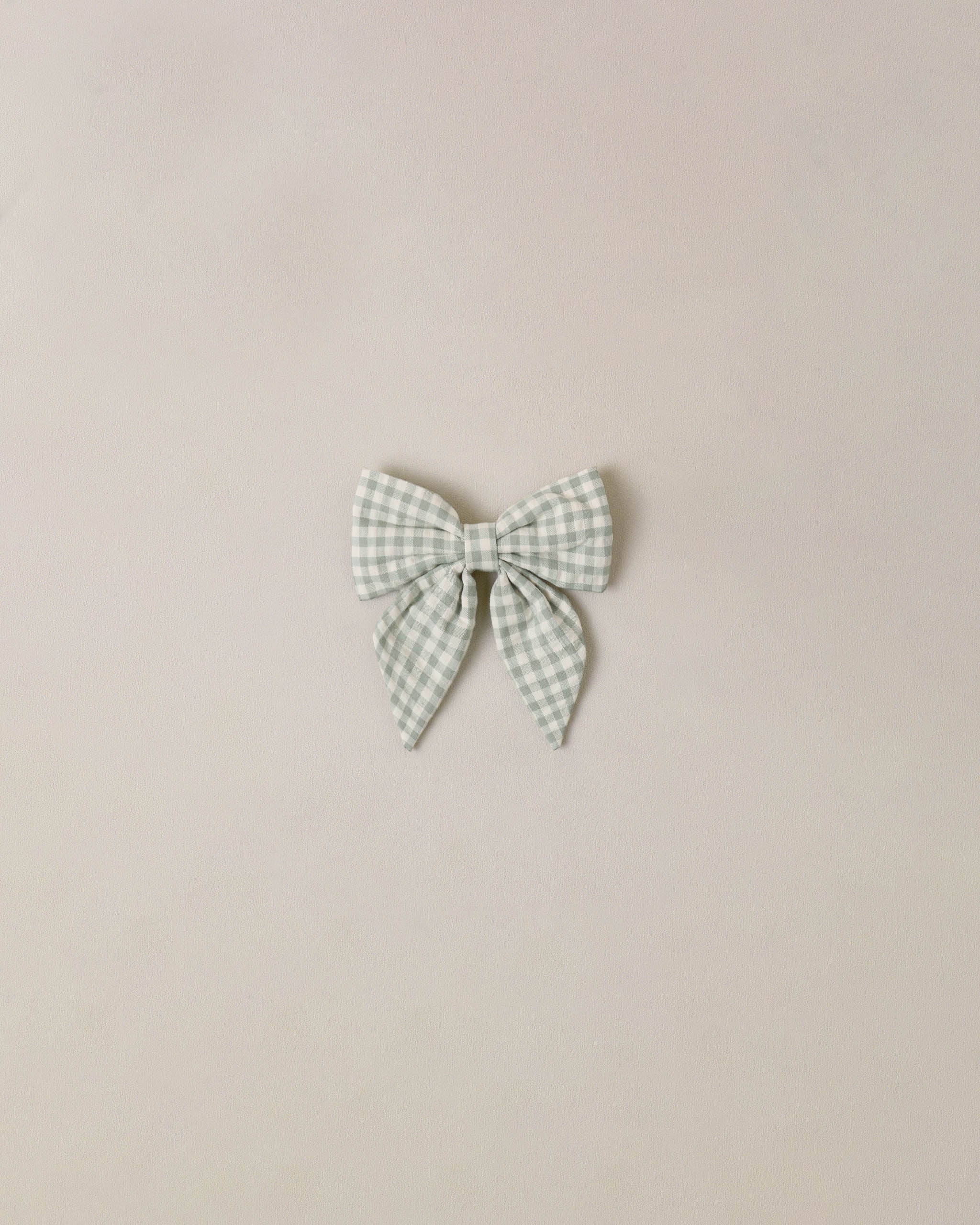 Nora Lee Nora Bow (eucalyptus check)