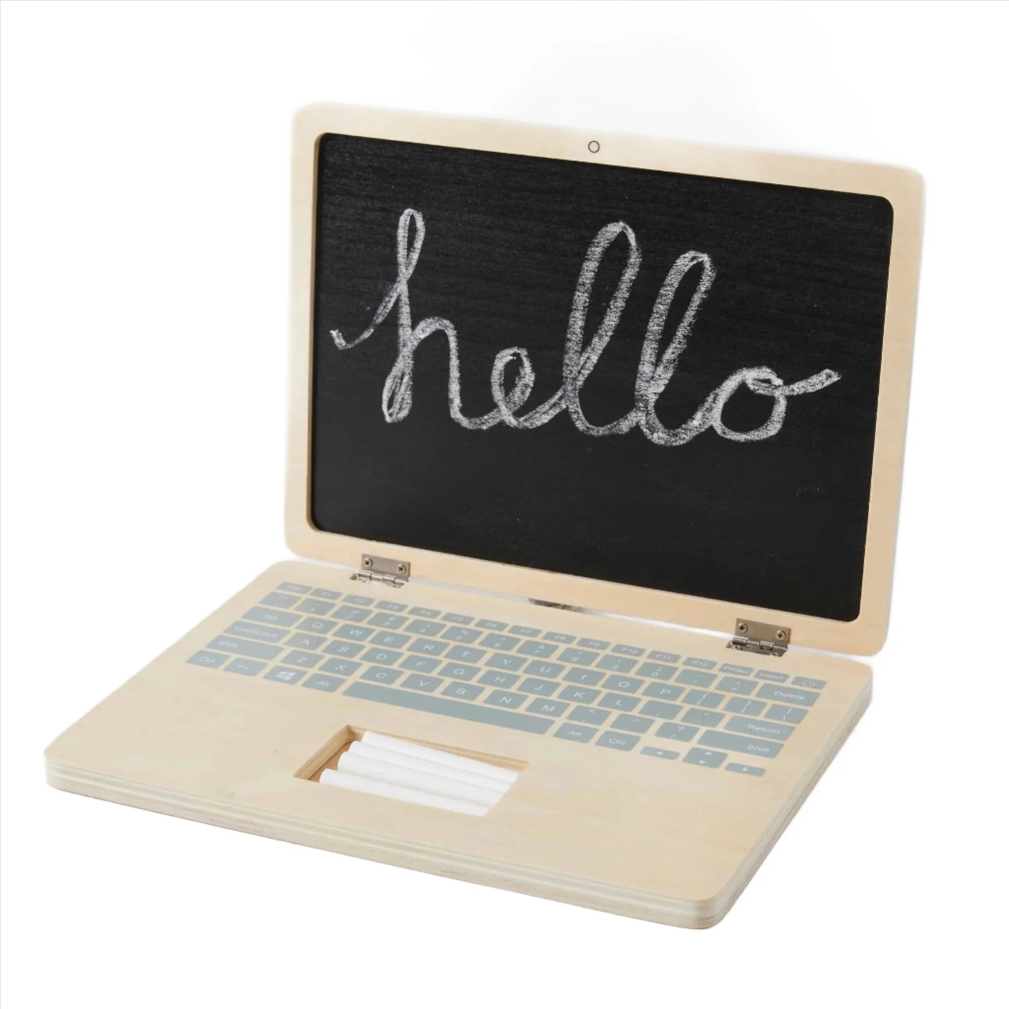 Nordic Kids Wooden Chalkboard Laptop