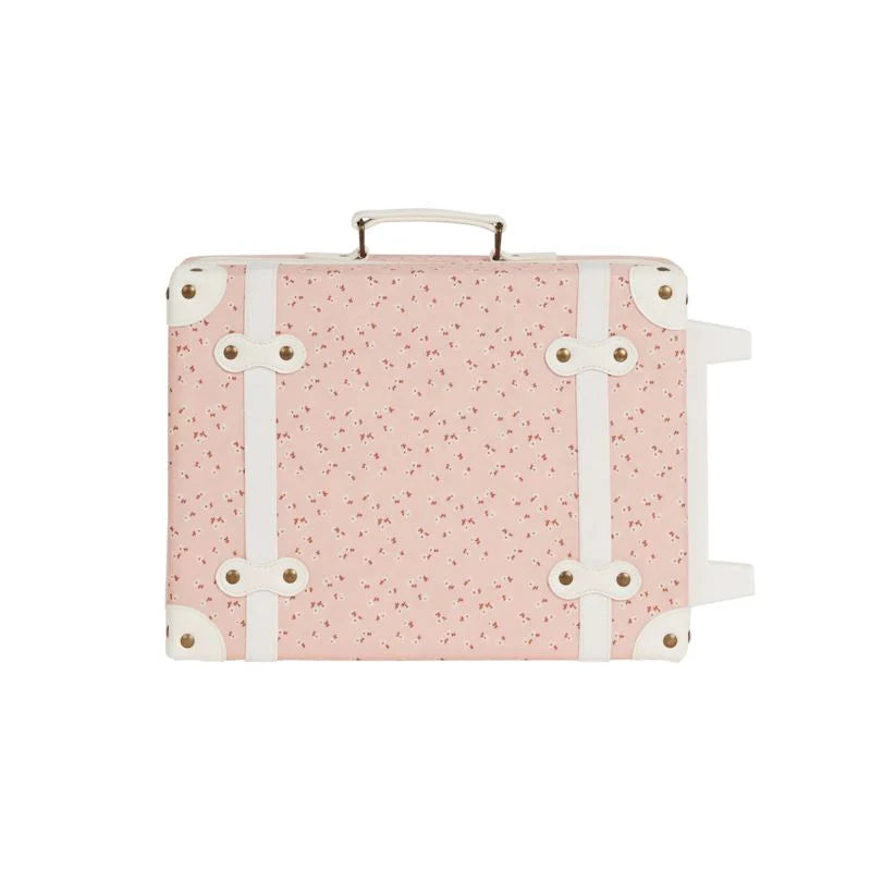 Olli Ella See Ya Suitcase Pink Daisies
