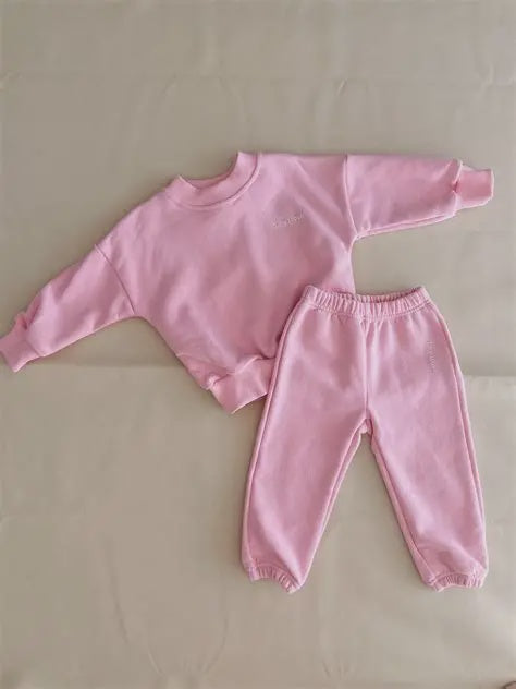 Tiny Trove 3D Logo Woodie Tracksuit (flamingo) (Pre Order)