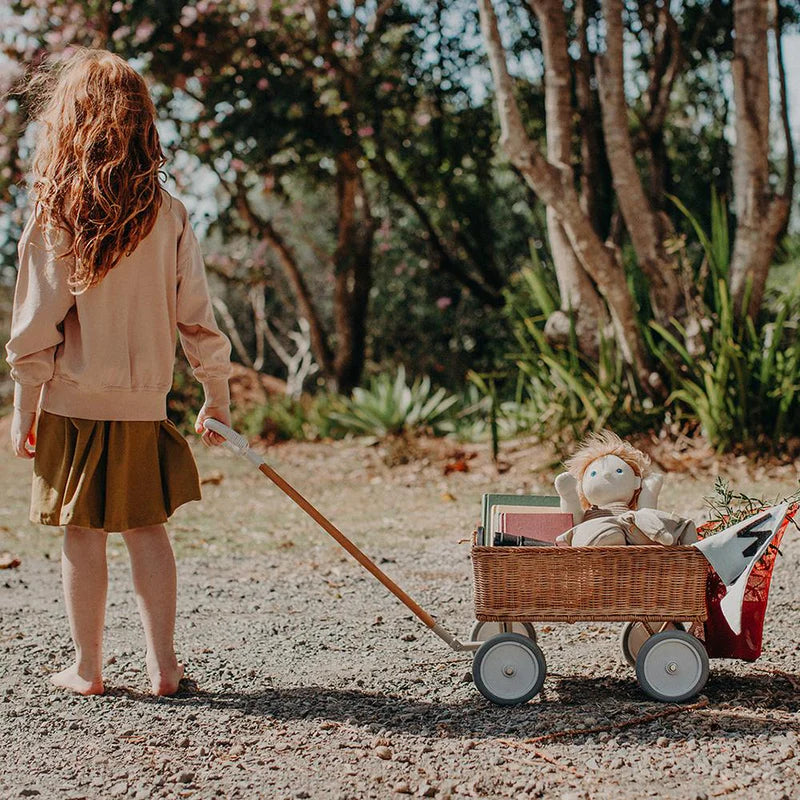Olli Ella Rattan Wonder Wagon (natural)