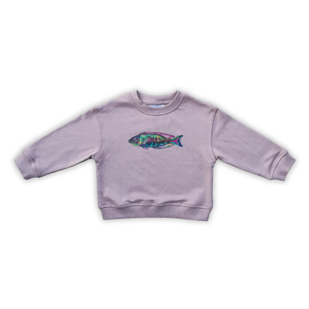 Grown Parrot Fish Jumper - Grape