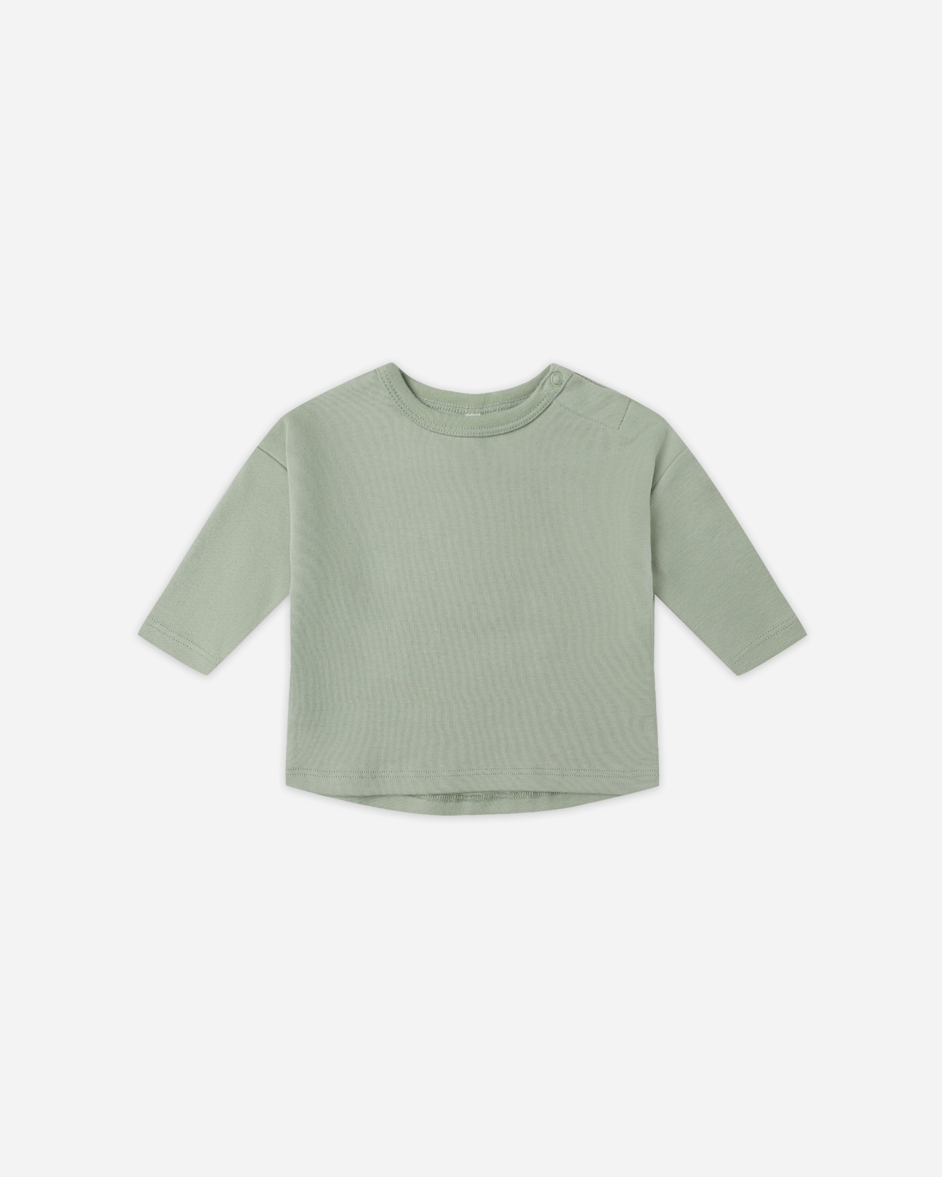 Quincy Mae Long Sleeve Tee (fern )