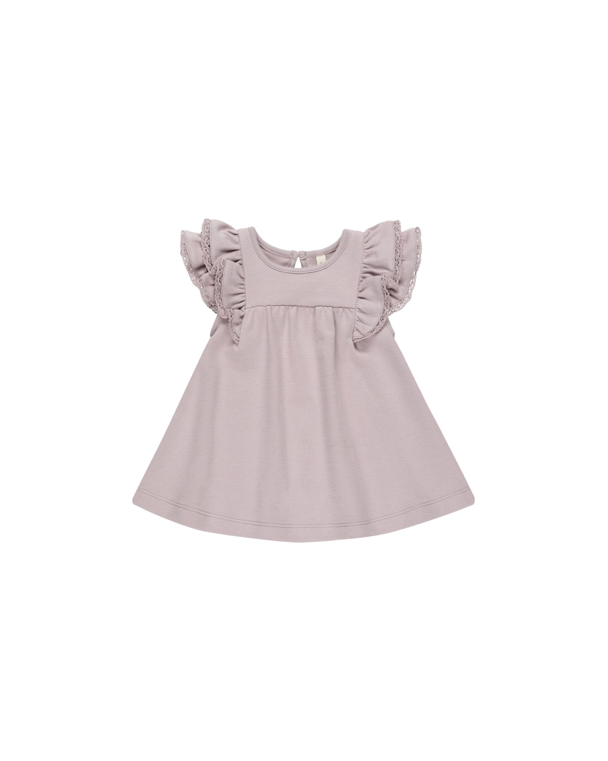 Quincy Mae Flutter Dress (lavender)
