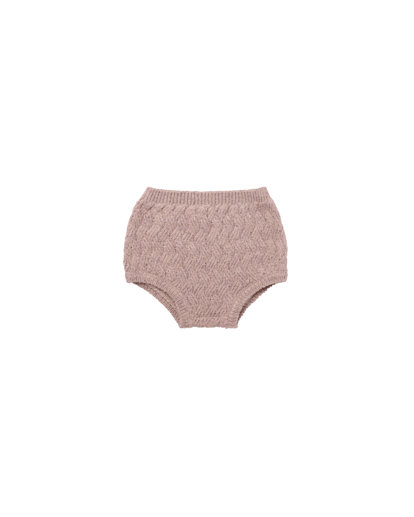 Quincy Mae Knit Bloomer (mauve heather)