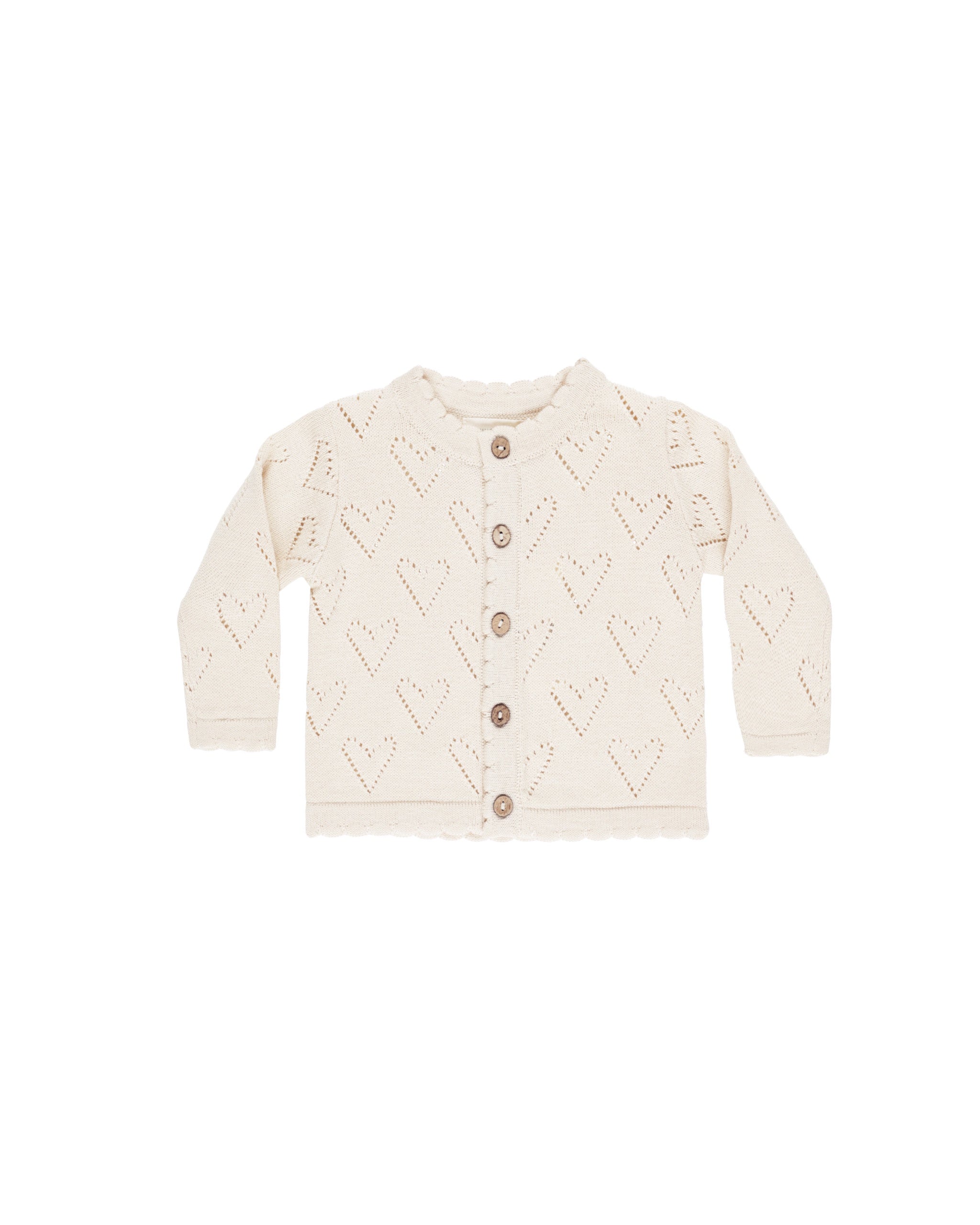 Quincy Mae Knit Cardigan (ivory)