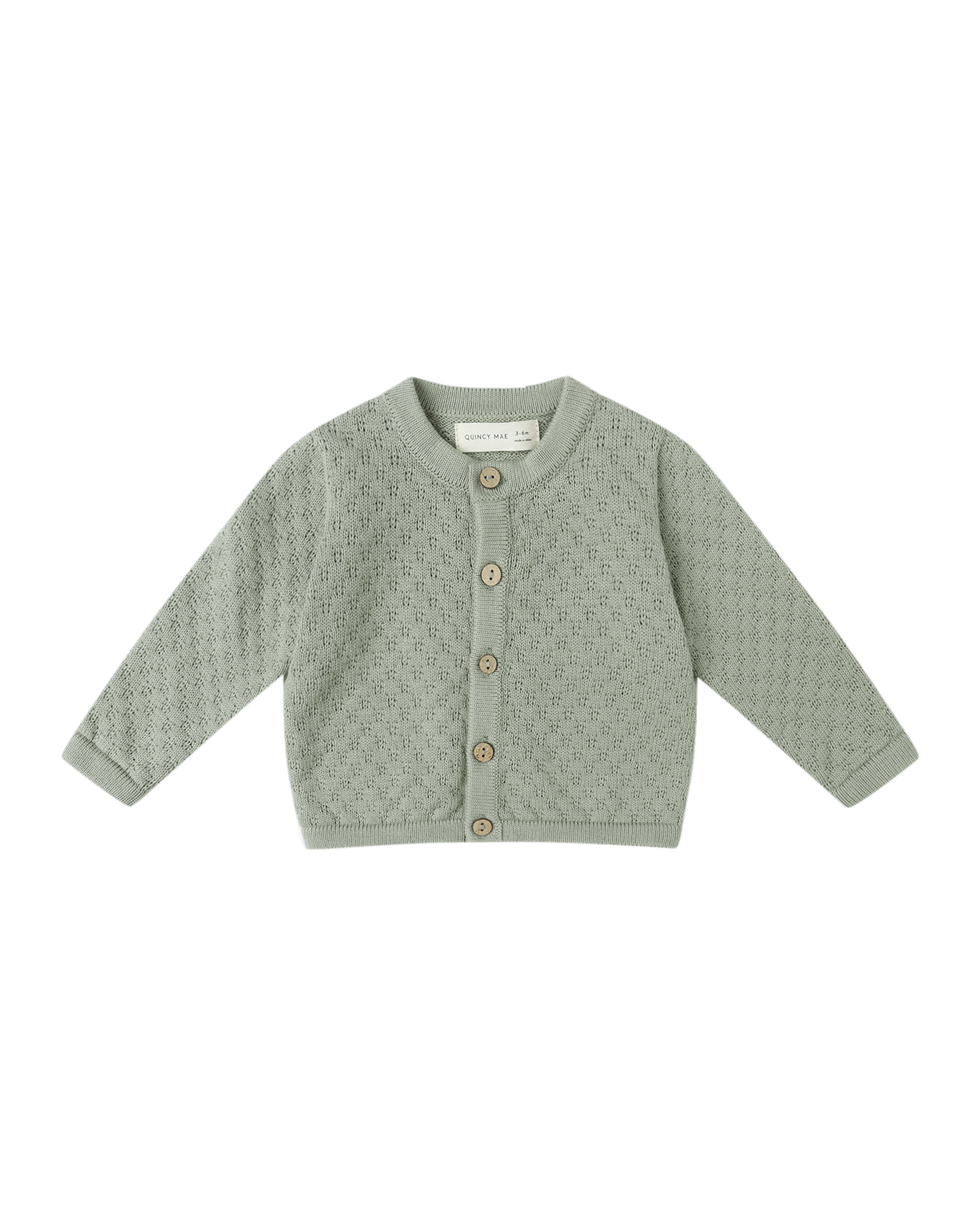Quincy Mae Knit Cardigan (fern)