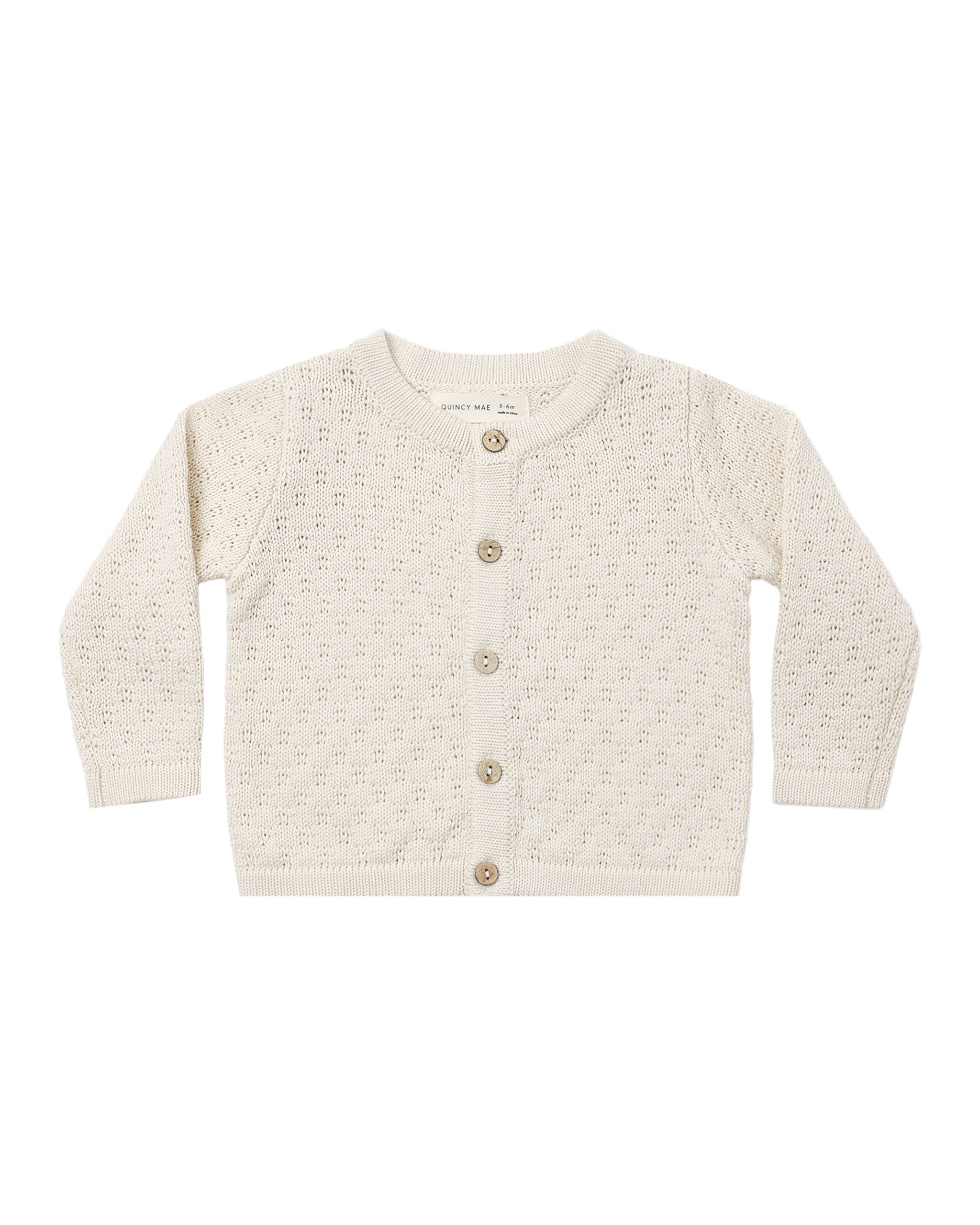 Quincy Mae Knit Cardigan 2026 (natural)