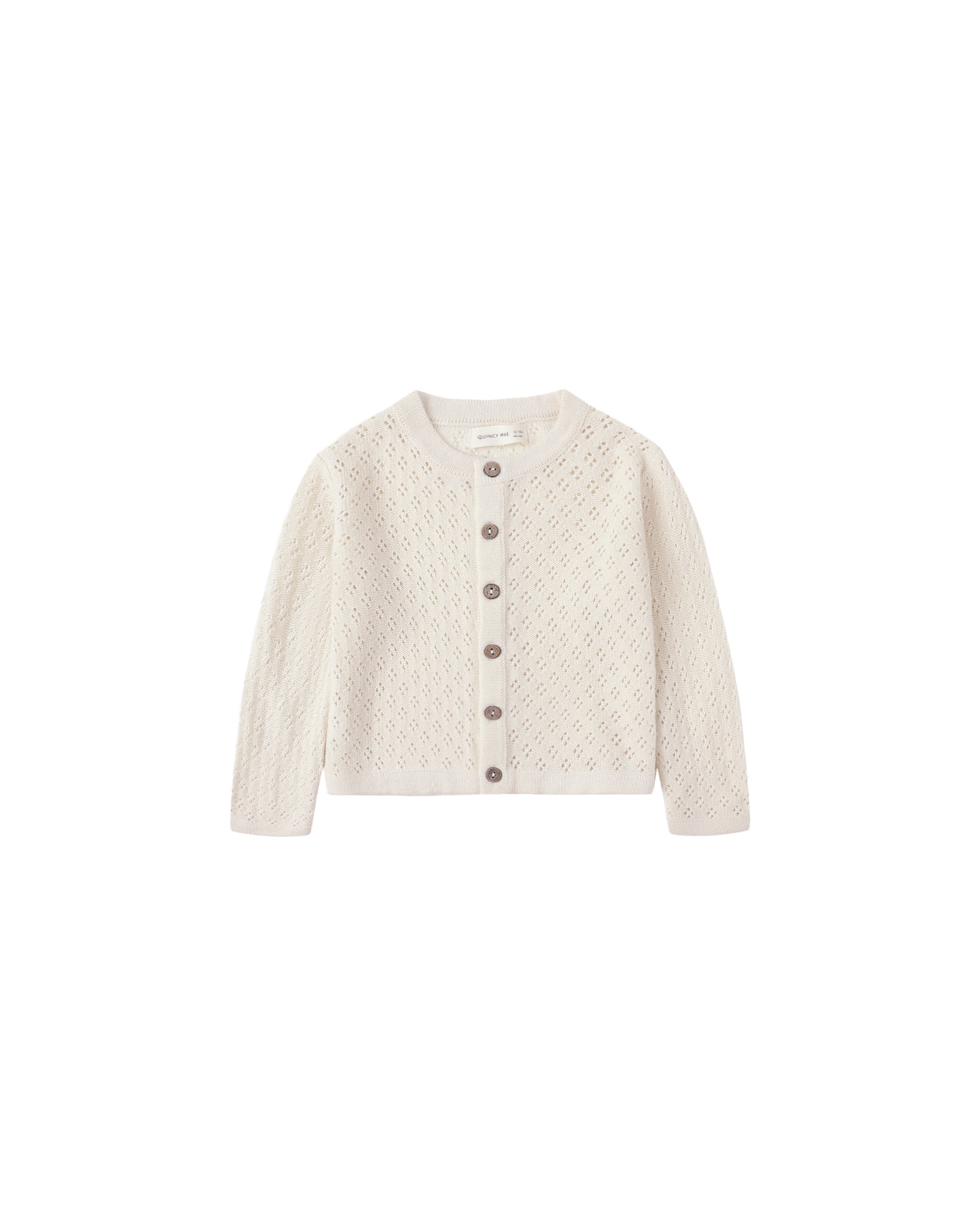 Quincy Mae Knit Cardigan (natural)