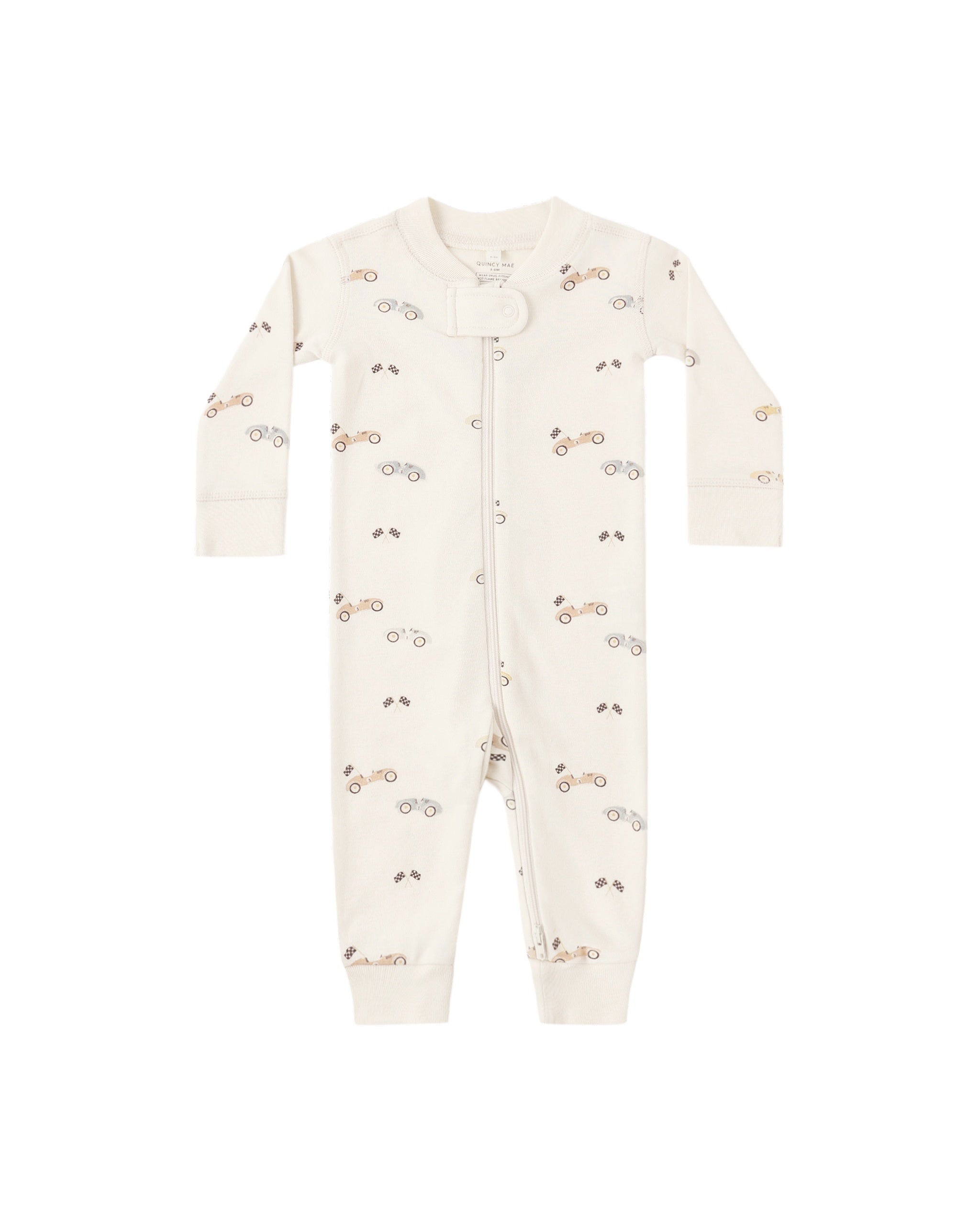 Quincy Mae Zip Longsleeve Sleeper (race car)