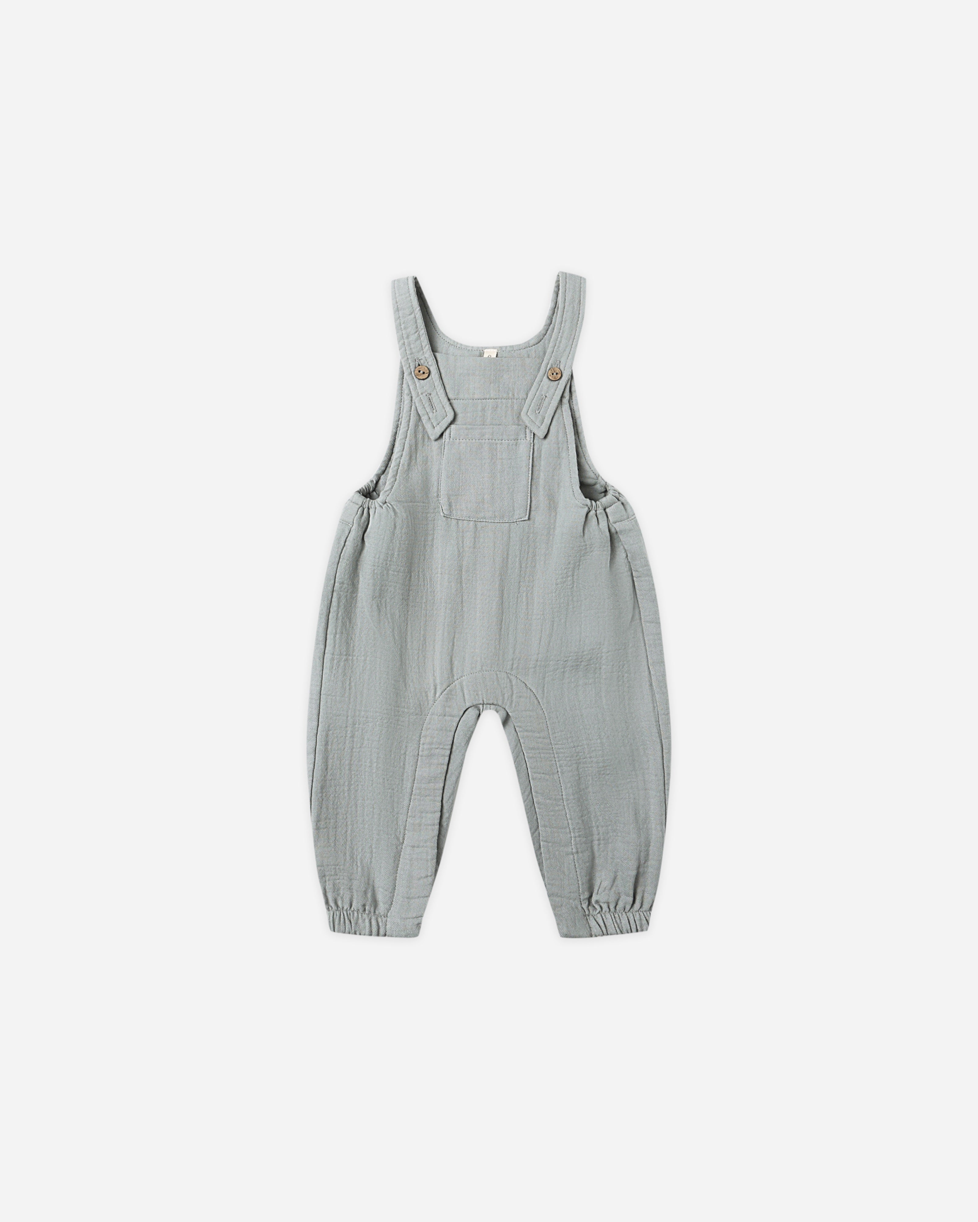 Quincy Mae Baby Overall  (steel blue )