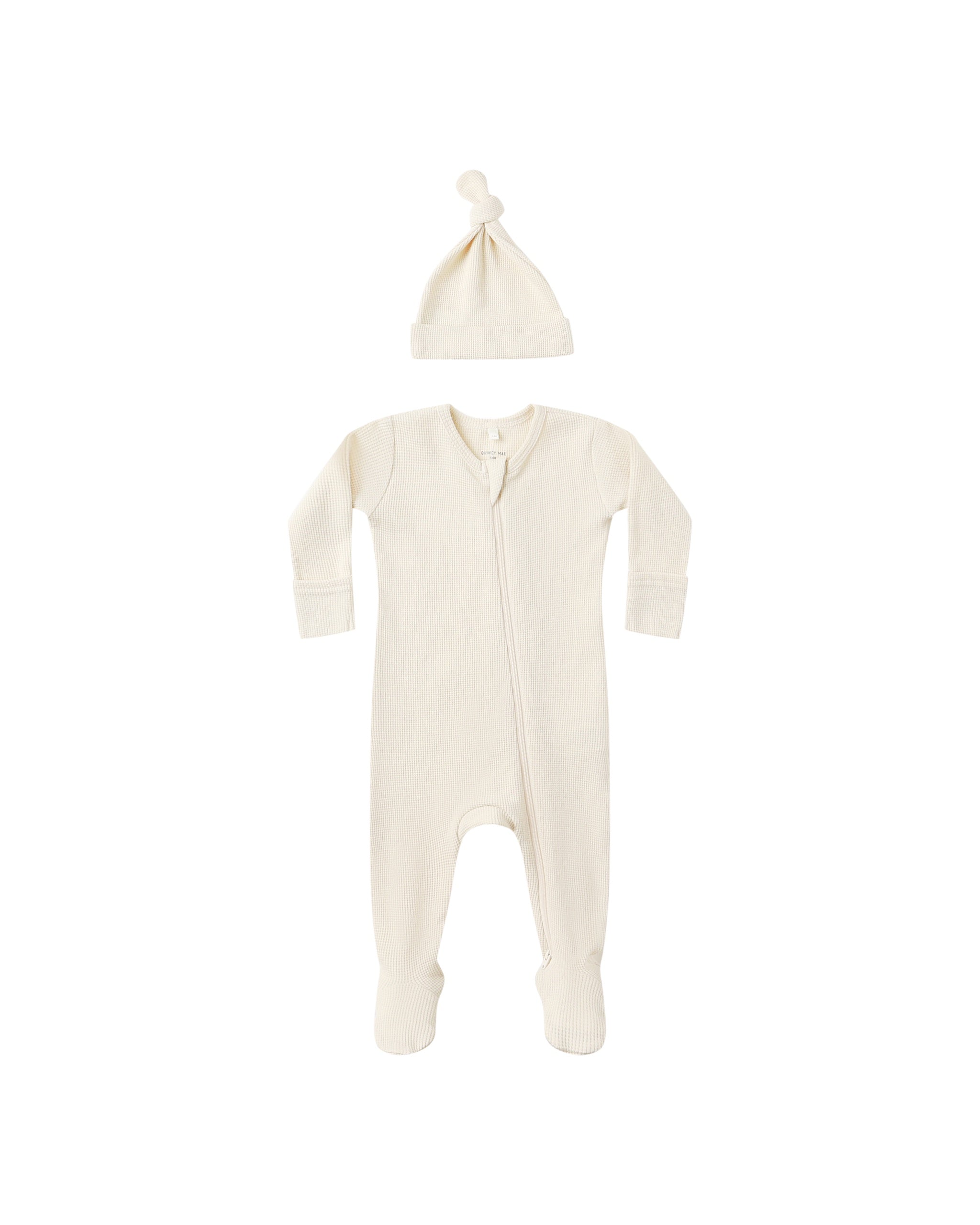Quincy Mae Waffle Sleep Set (natural)